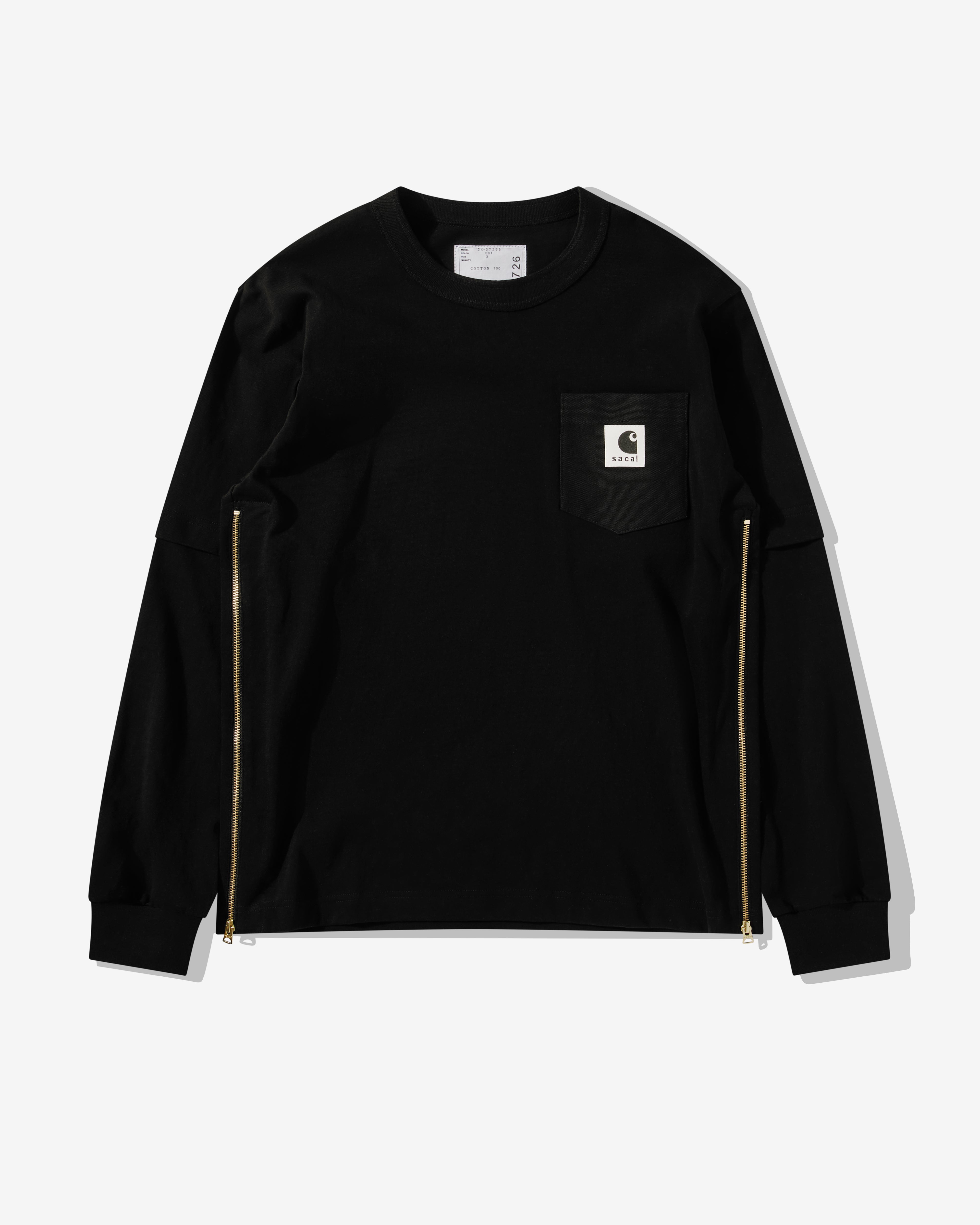 sacai - Carhartt WIP L/S T-Shirt - (Black)