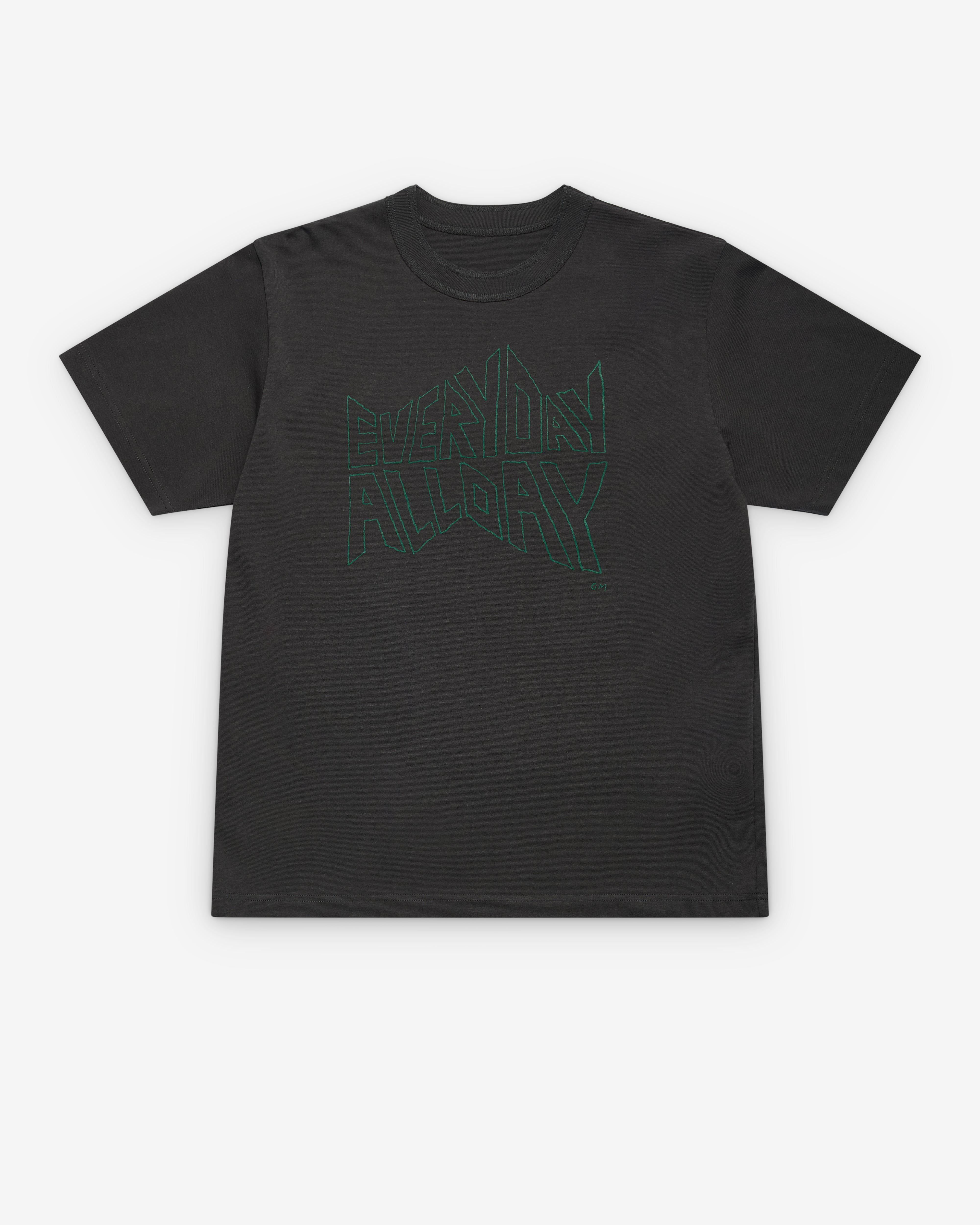 sacai: Men's Geoff Sacai Print T-Shirt (Black) | DSML E-SHOP