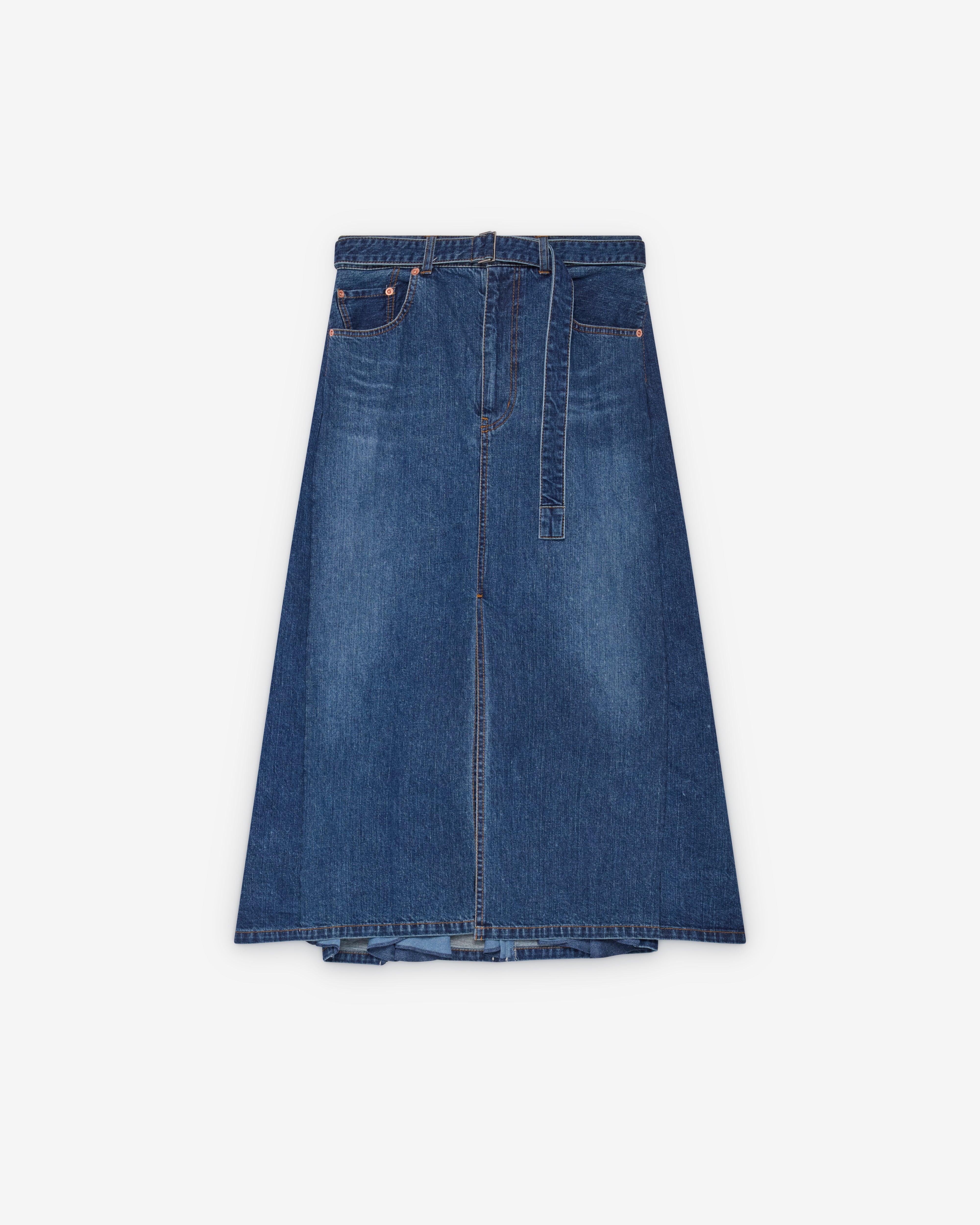 Sacai : Women's Denim Skirt (Blue) | Dover Street Market London