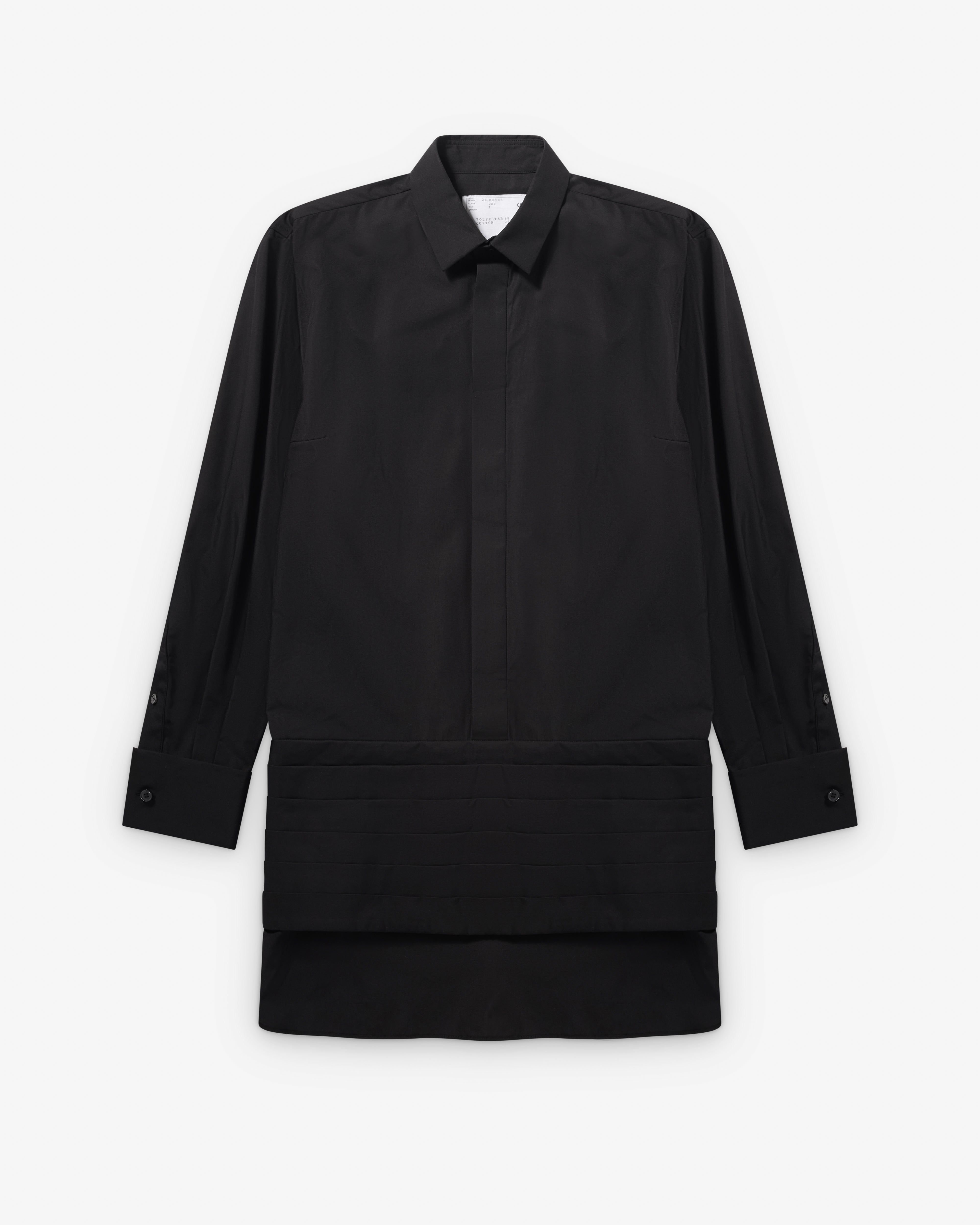 Sacai : Women's Poplin Dress (Black) | Dover Street Market London