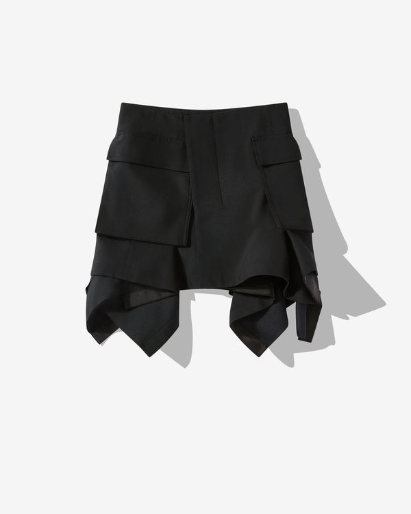sacai - Women's Mini Skirt - (Black)
