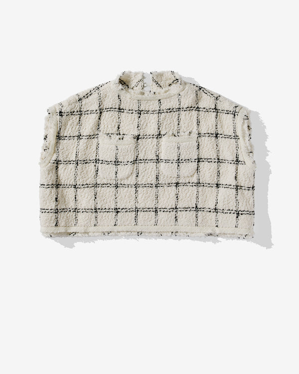 sacai - Women's Tweed Pullover - (Off White)