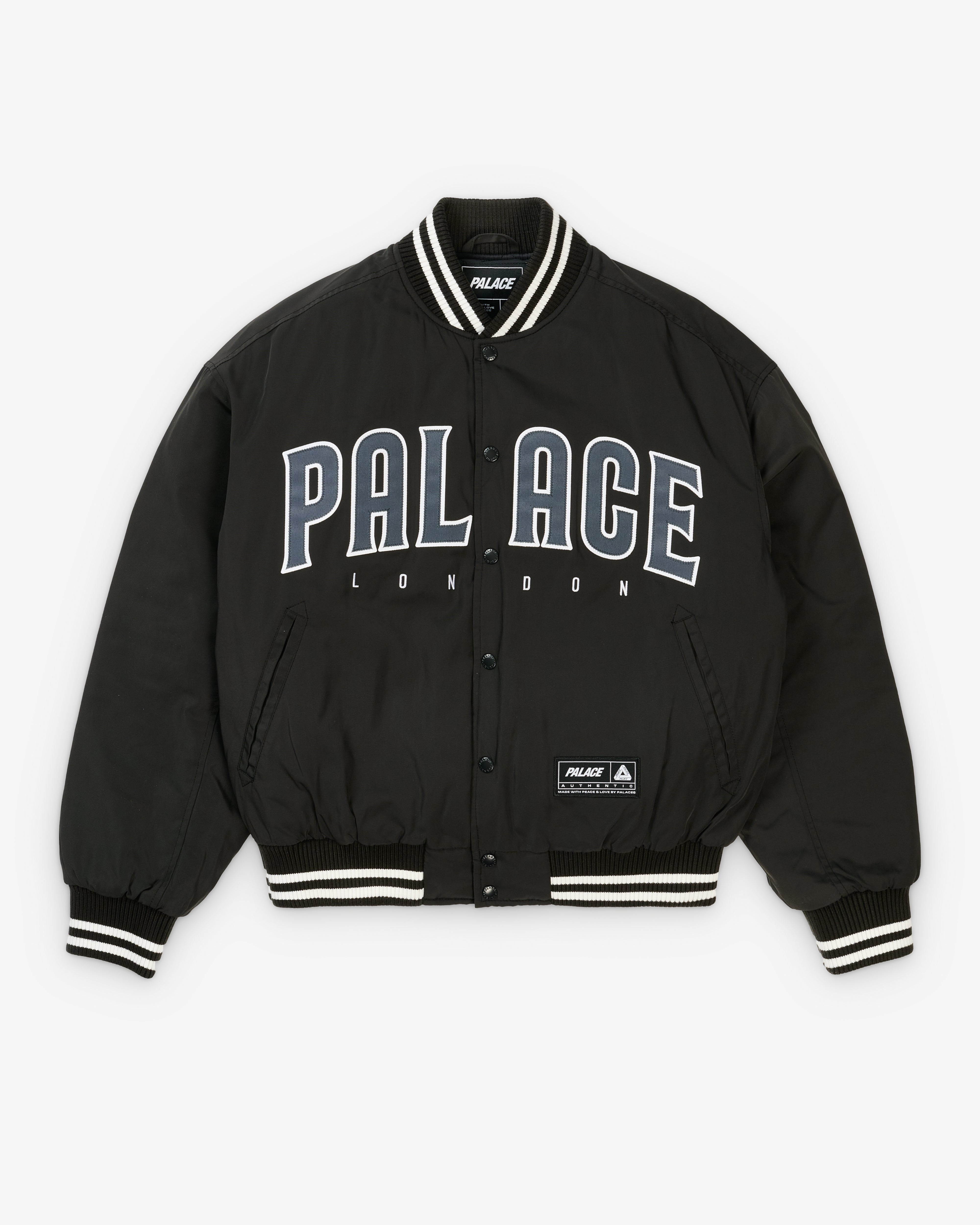 Palace: Men's Satin The Park Jacket (Black) | Dover Street Market