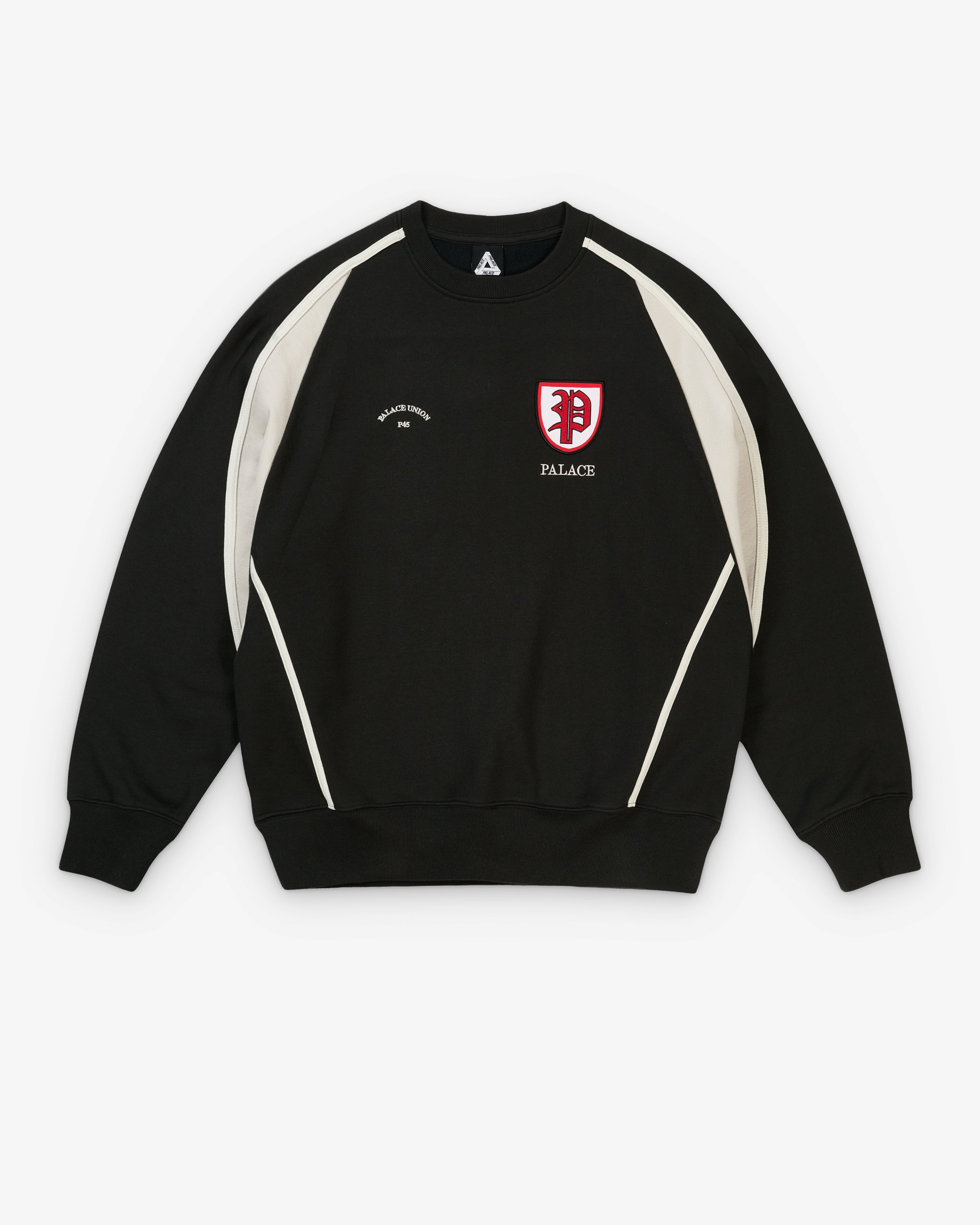 Palace: Men's Scrum Crew (Black) | Dover Street Market London