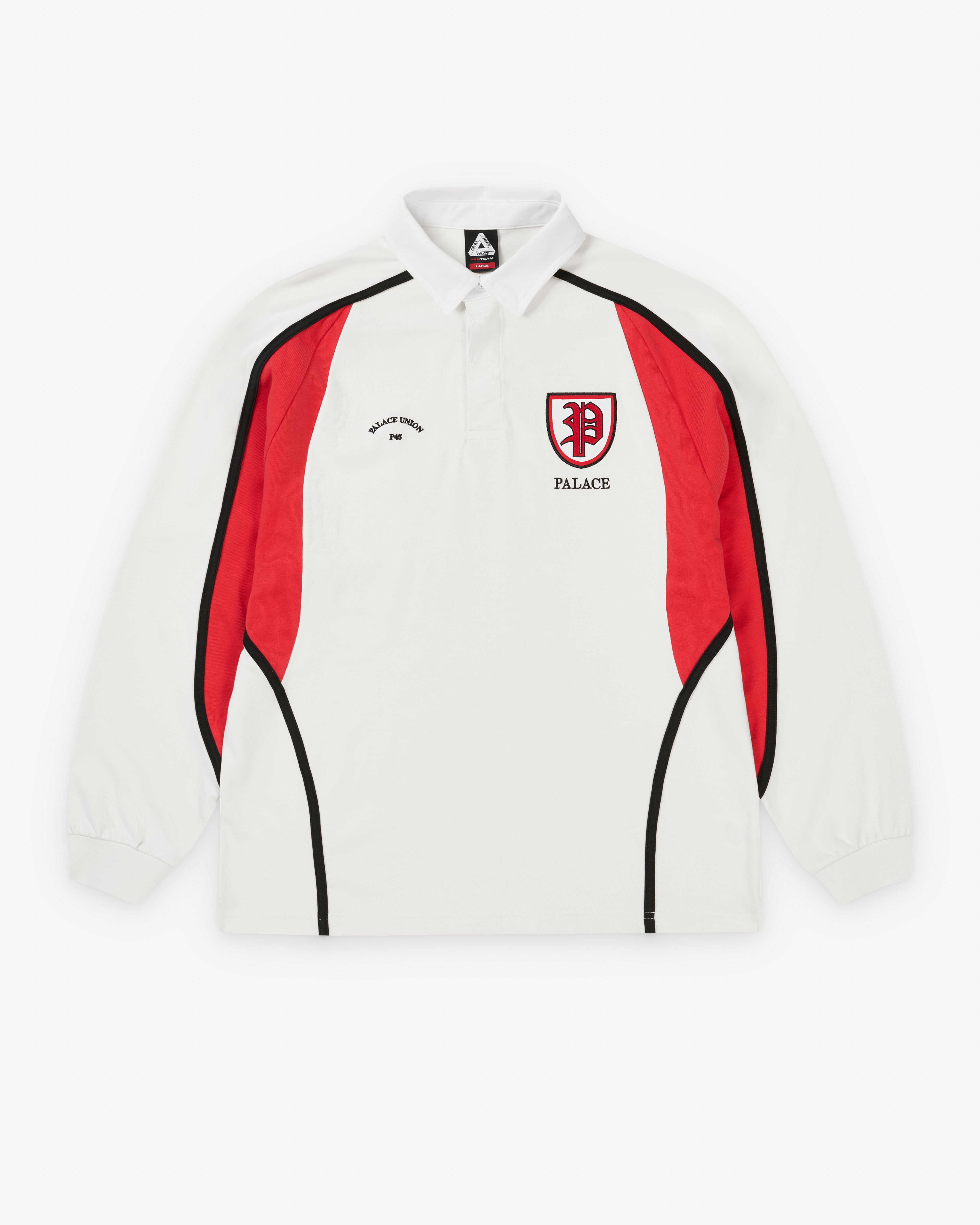 Palace: Men's Scrum Rugby 2.0 (White) | Dover Street Market London