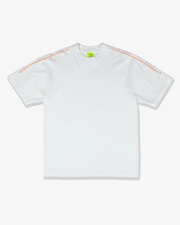 Cease - Men's Shoulder Print T-Shirt - (White)