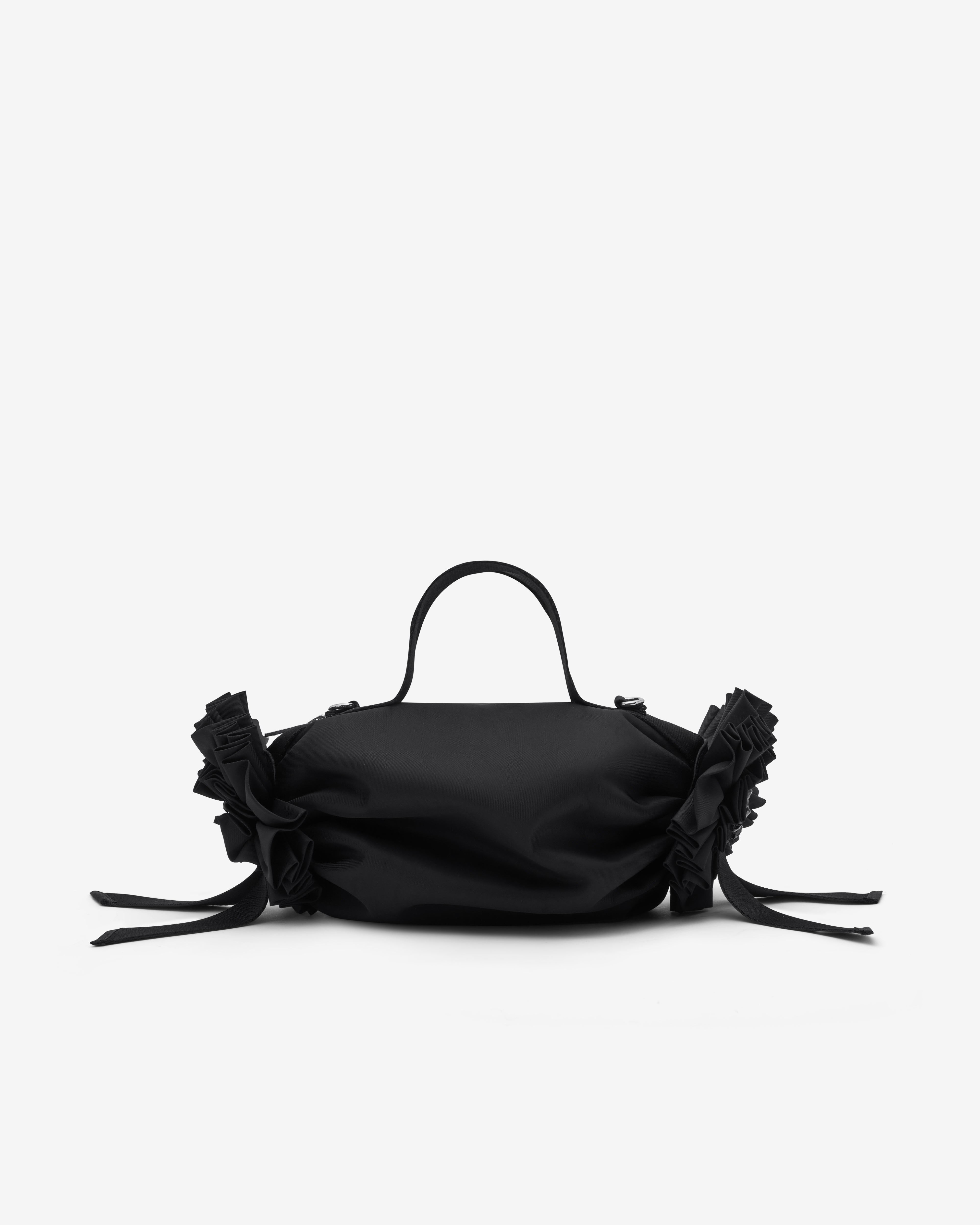 Simone Rocha : Women's Mini Double Ribbon Rosette Bag (Black/Jet
