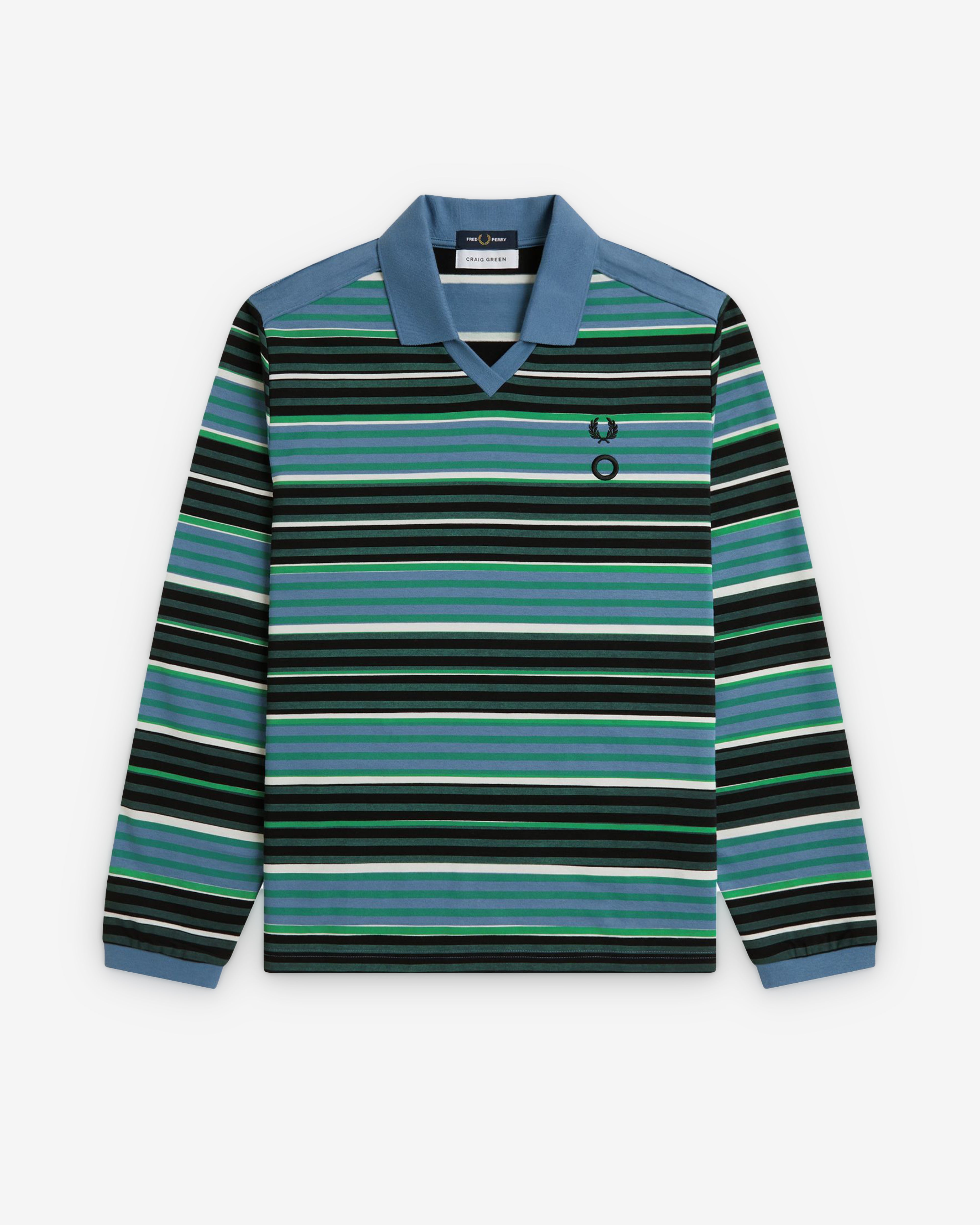 Craig Green: Men's Fred Perry Henley Polo Shirt (Craig Light Blue