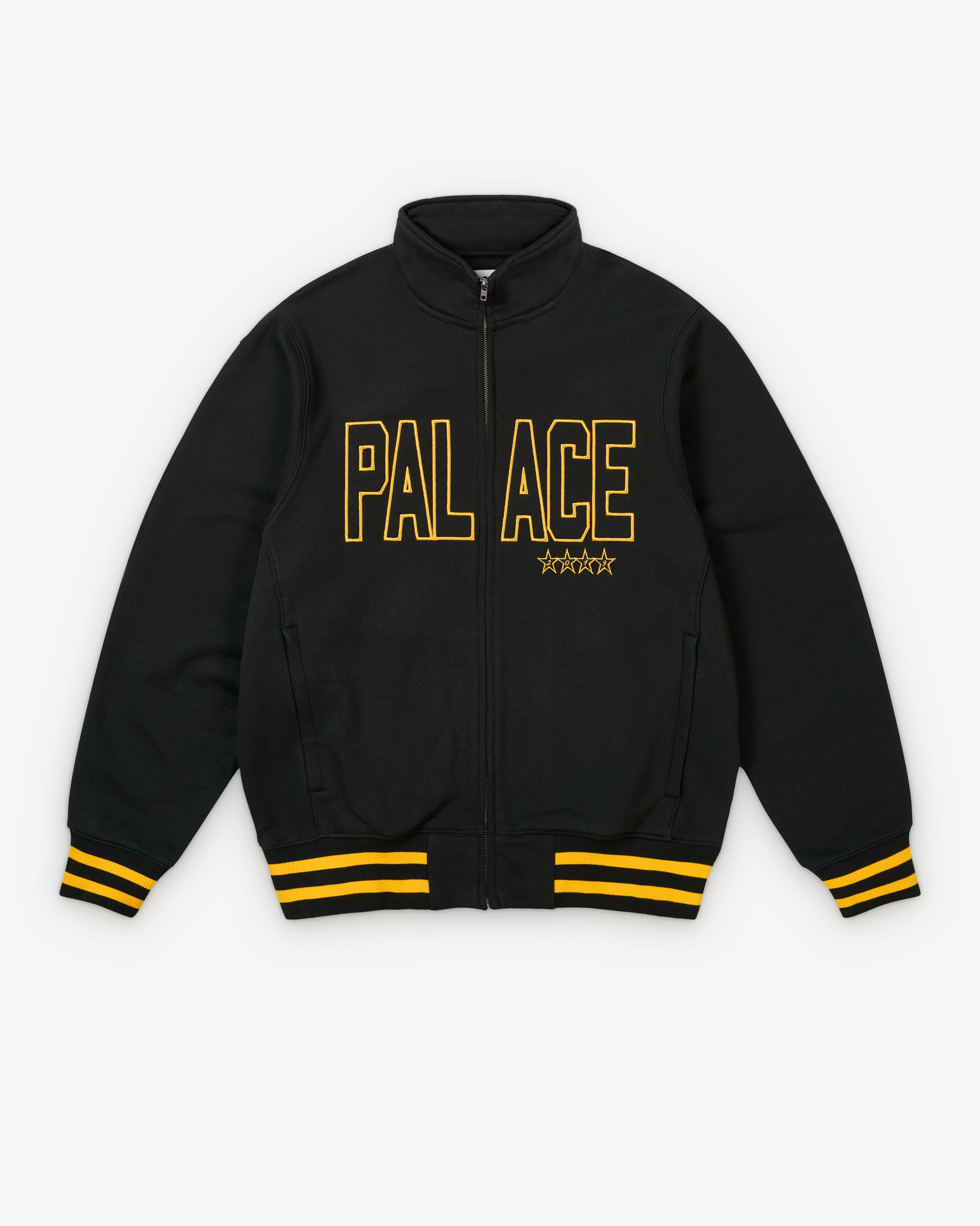 Palace: Men's Sporty Zip Funnel (Black) | Dover Street Market London