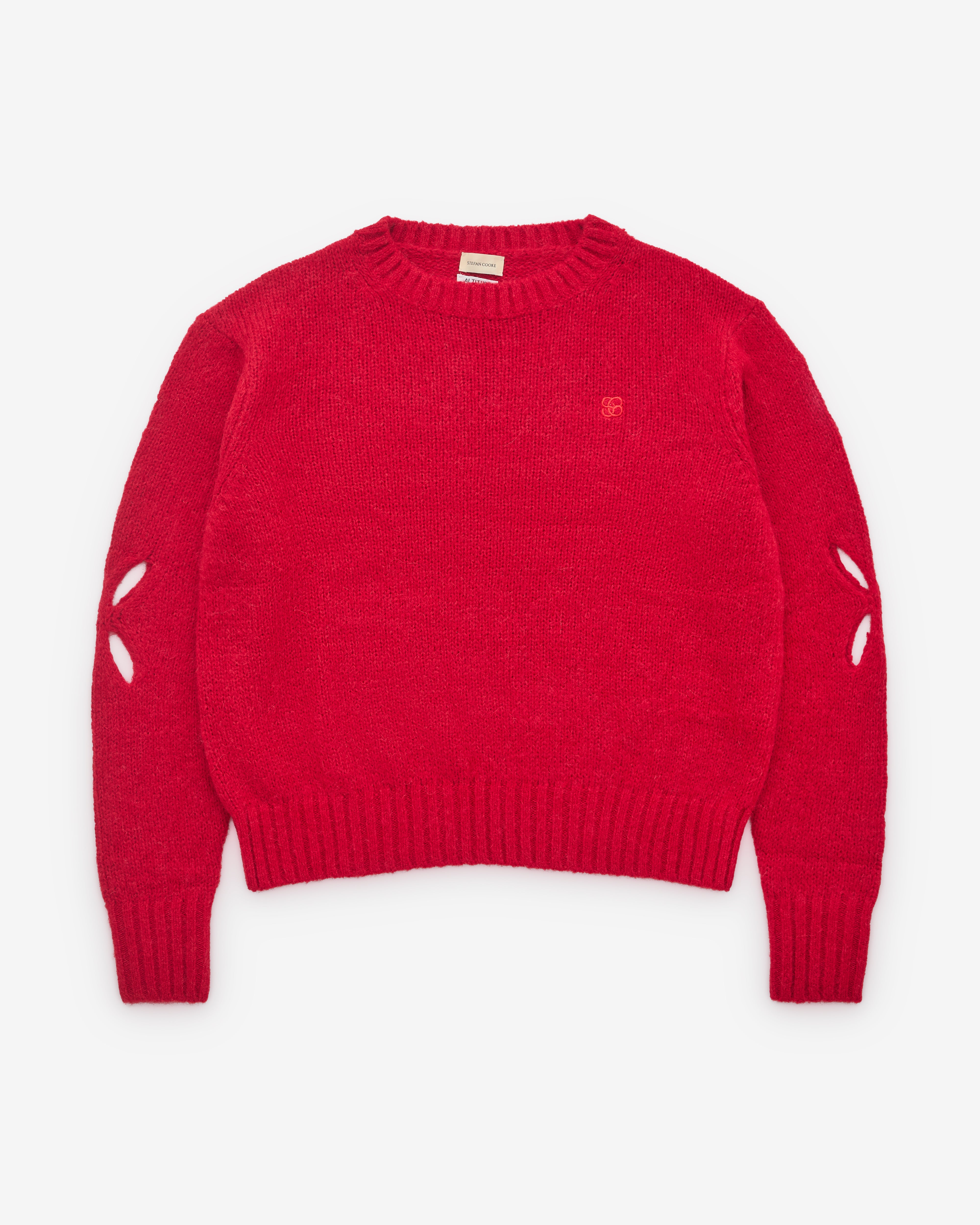 Stefan Cooke: Men's Shaggy Jumper (Red) | DSML E-SHOP