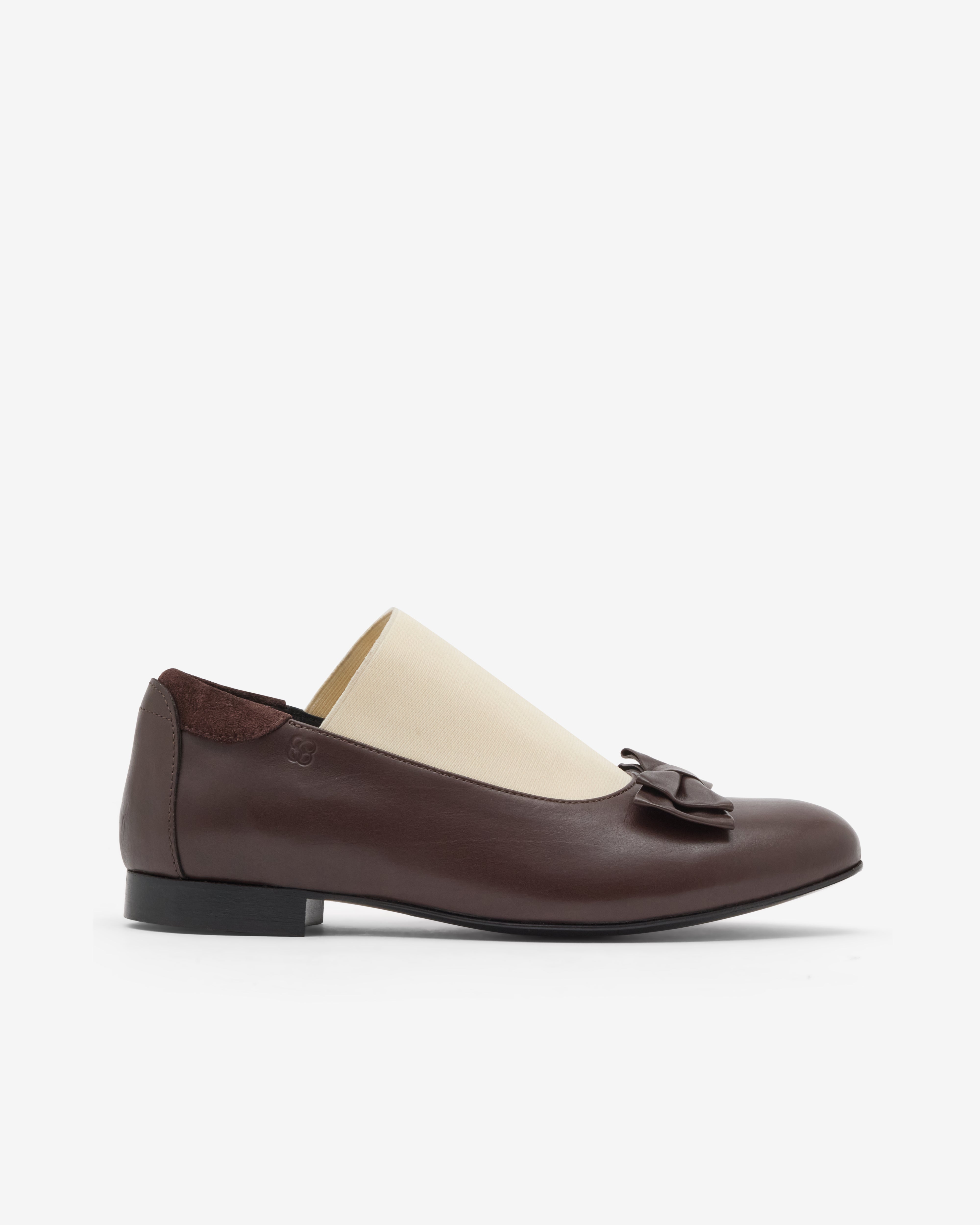 Stefan Cooke: Men's Elastic Opera Shoe (Brown) | Dover Street