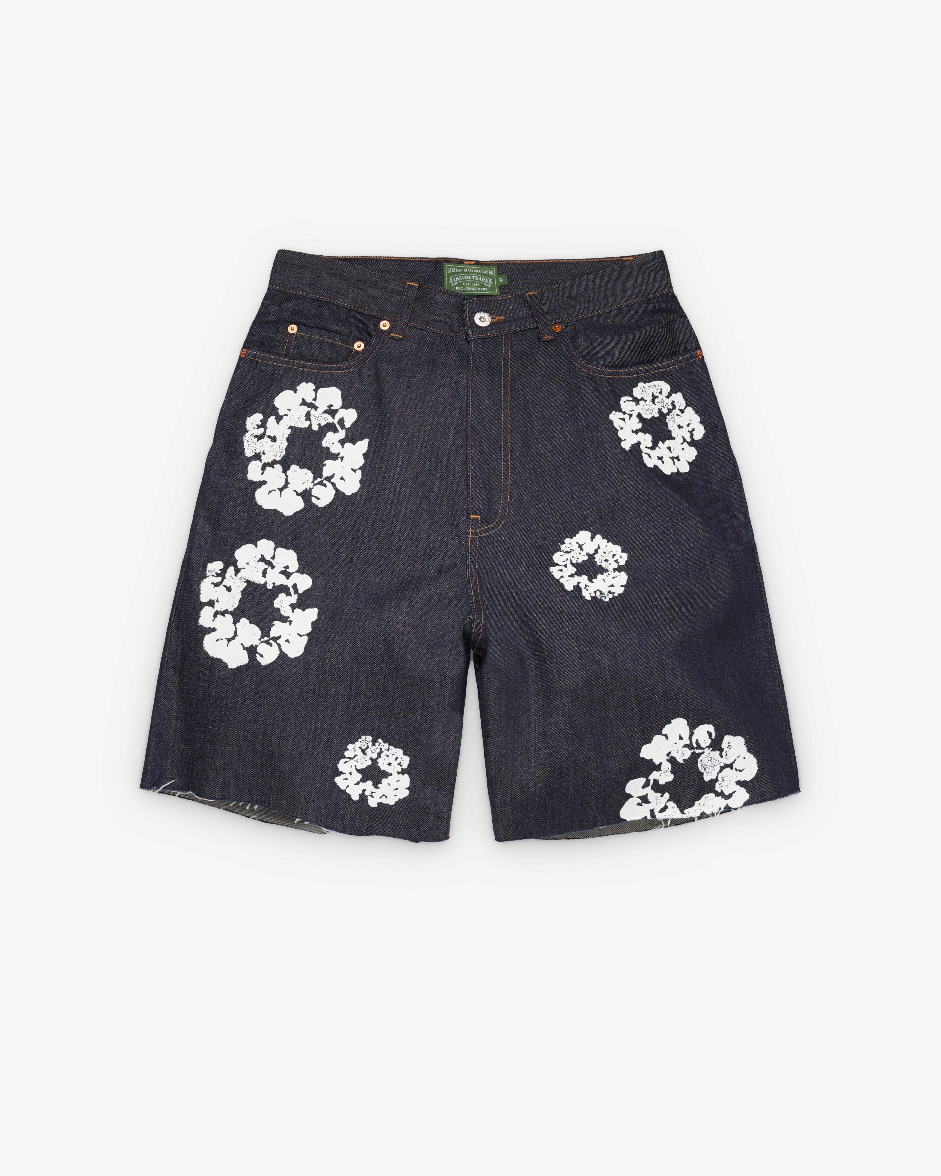 Denim Tears: Men's CW Denim Shorts (Selvedge) | Dover Street