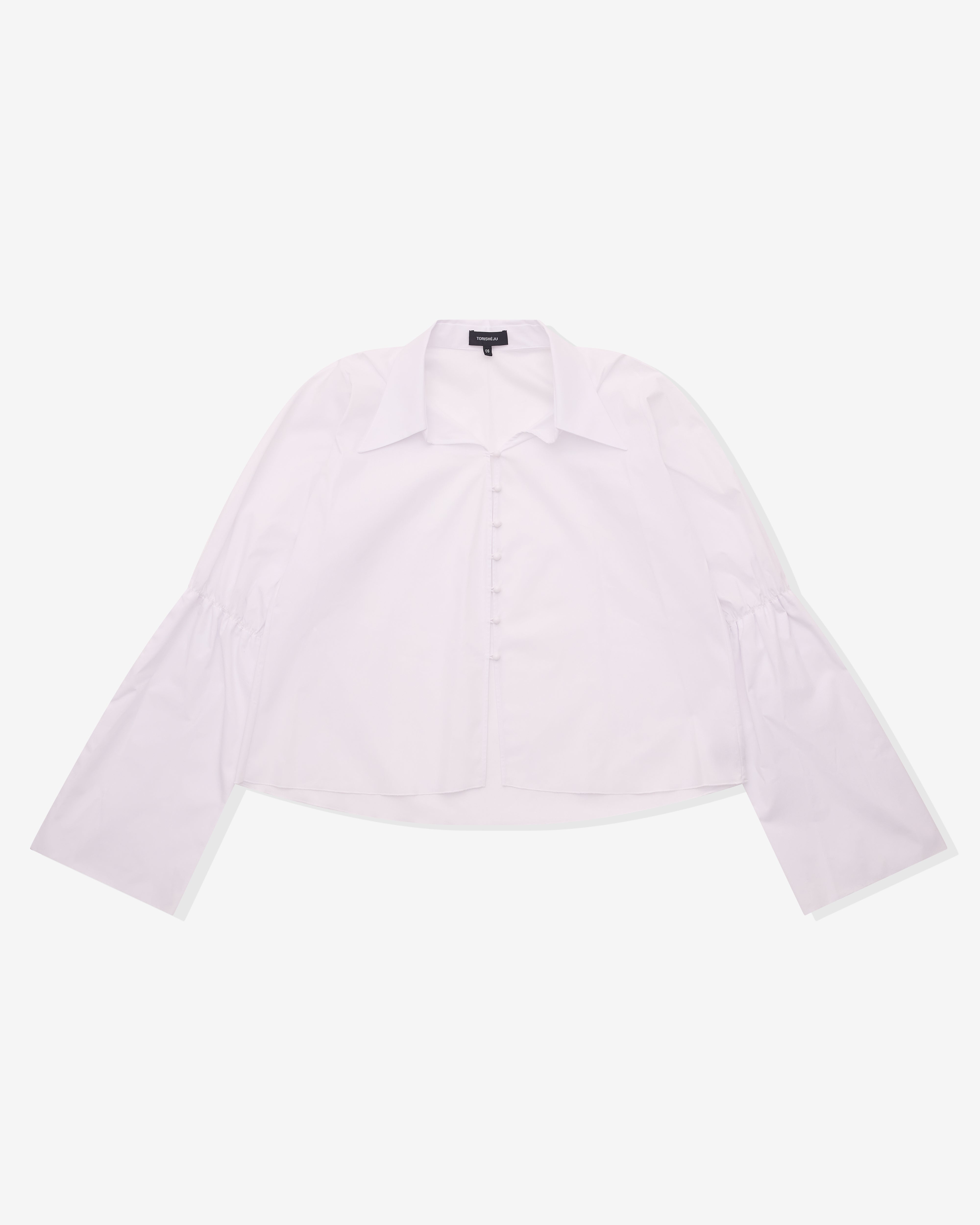 Torishéju: Women's Priestly Cuff Shirt (White) | Dover Street