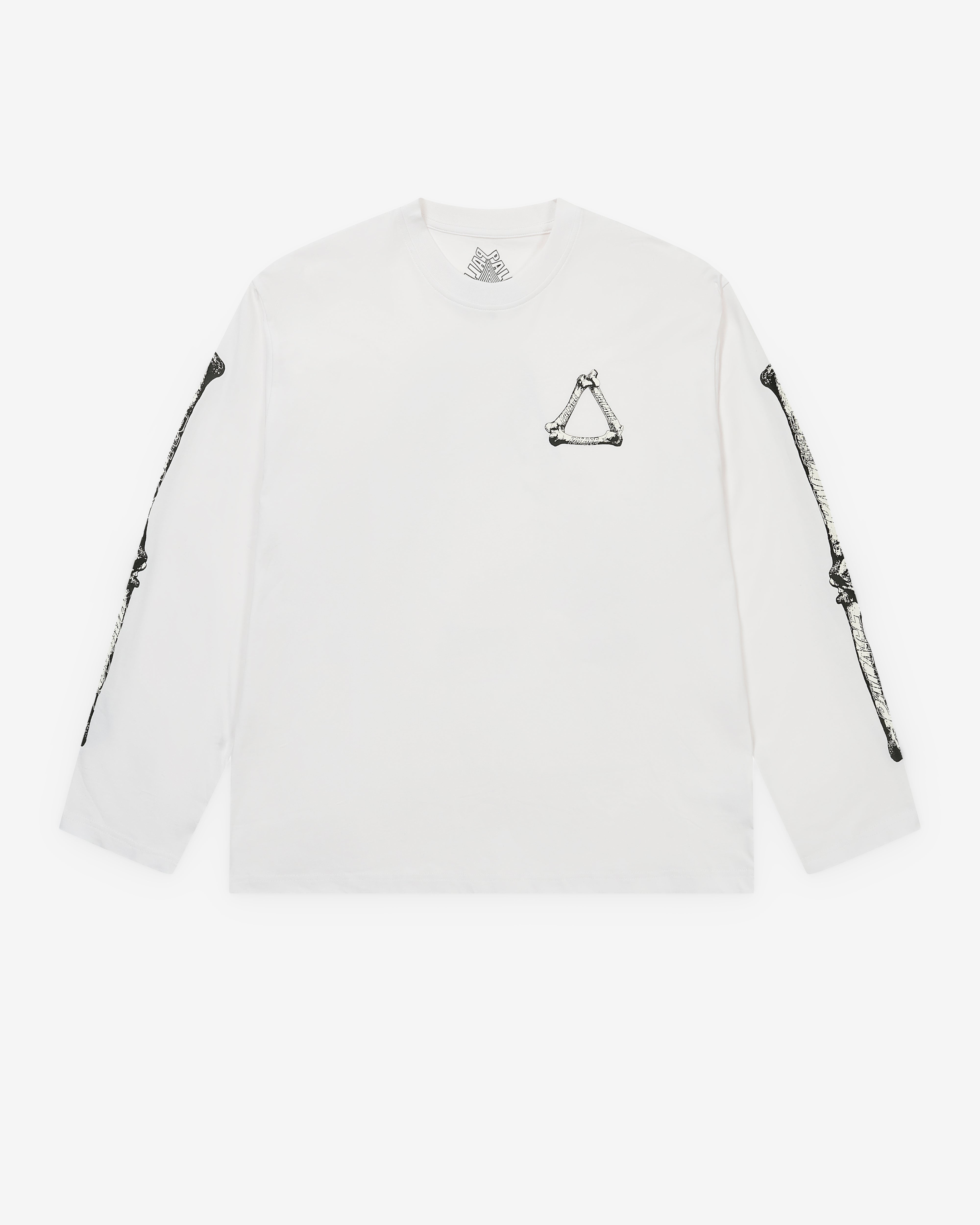 Palace: Men's Tri-Bone Longsleeve (White) | DSML E-SHOP