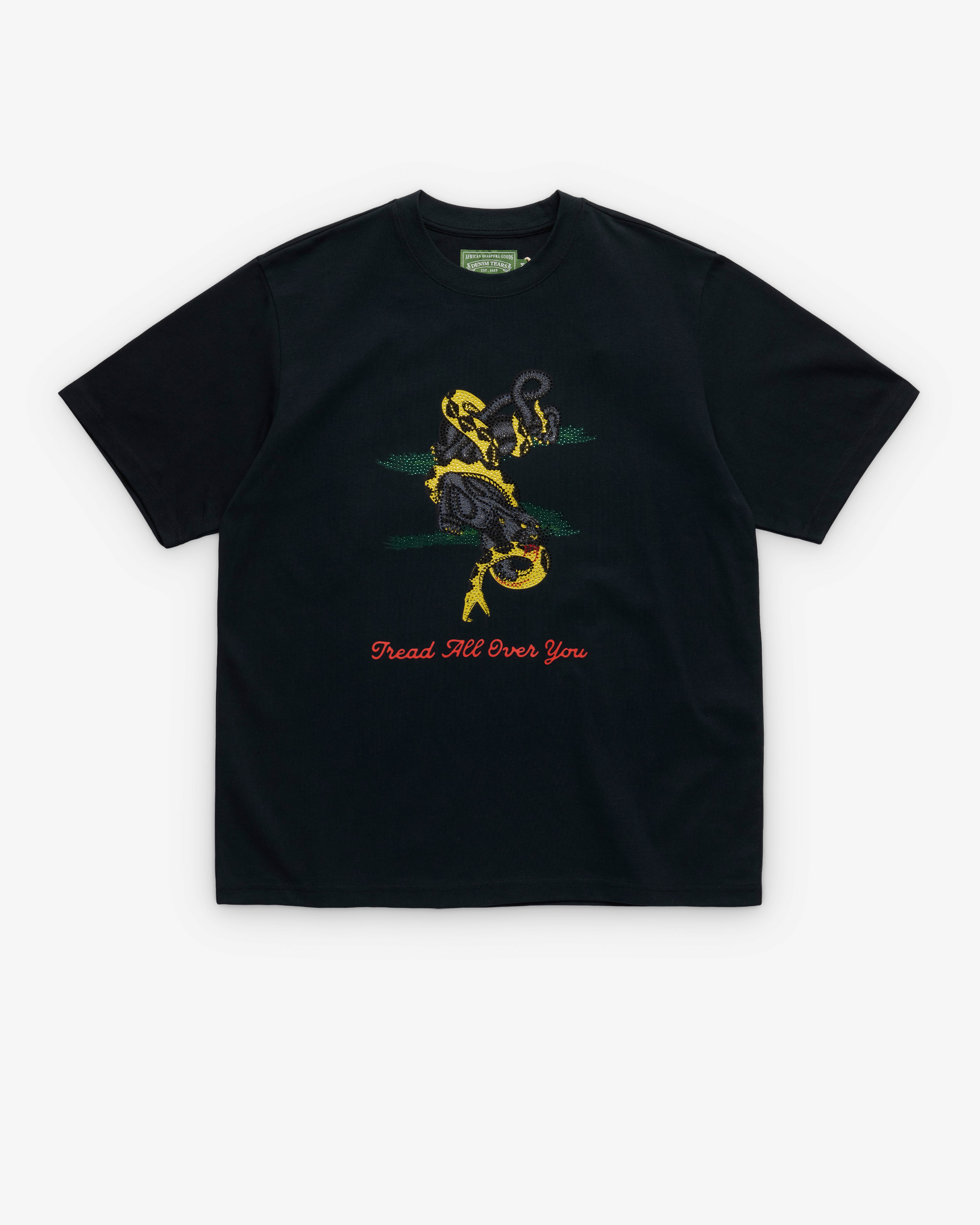 Denim Tears: Men's Tread T-Shirt (Black) | Dover Street Market London
