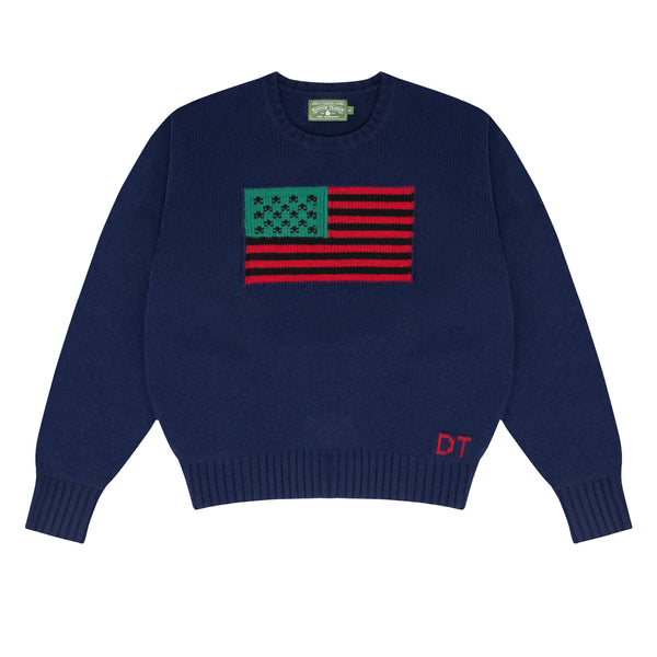 Denim Tears - 1619 Pan African Flag Sweater - (Navy)