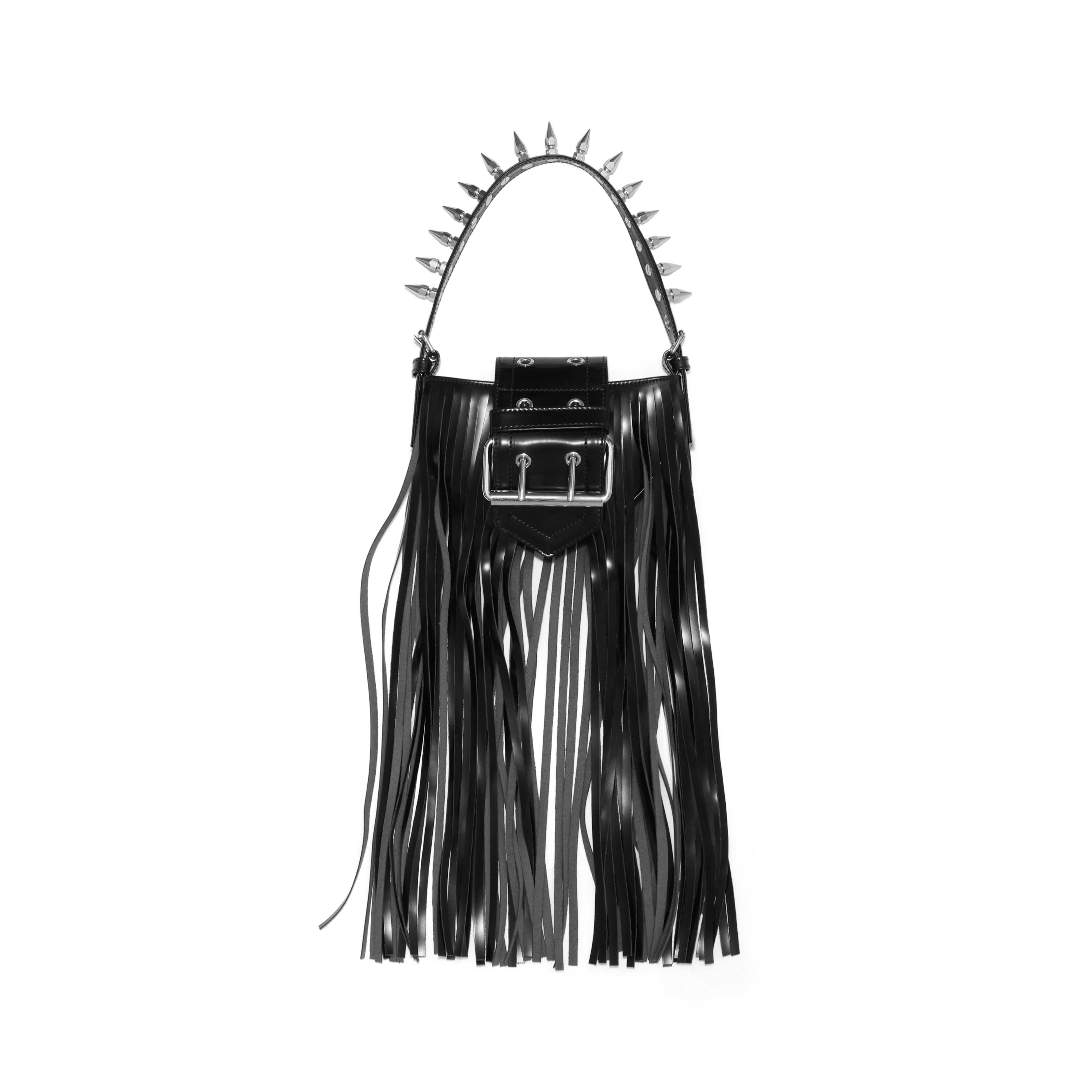 Vaquera - Women's Unisex Mini Fringe Bag - (Black) | Dover Street