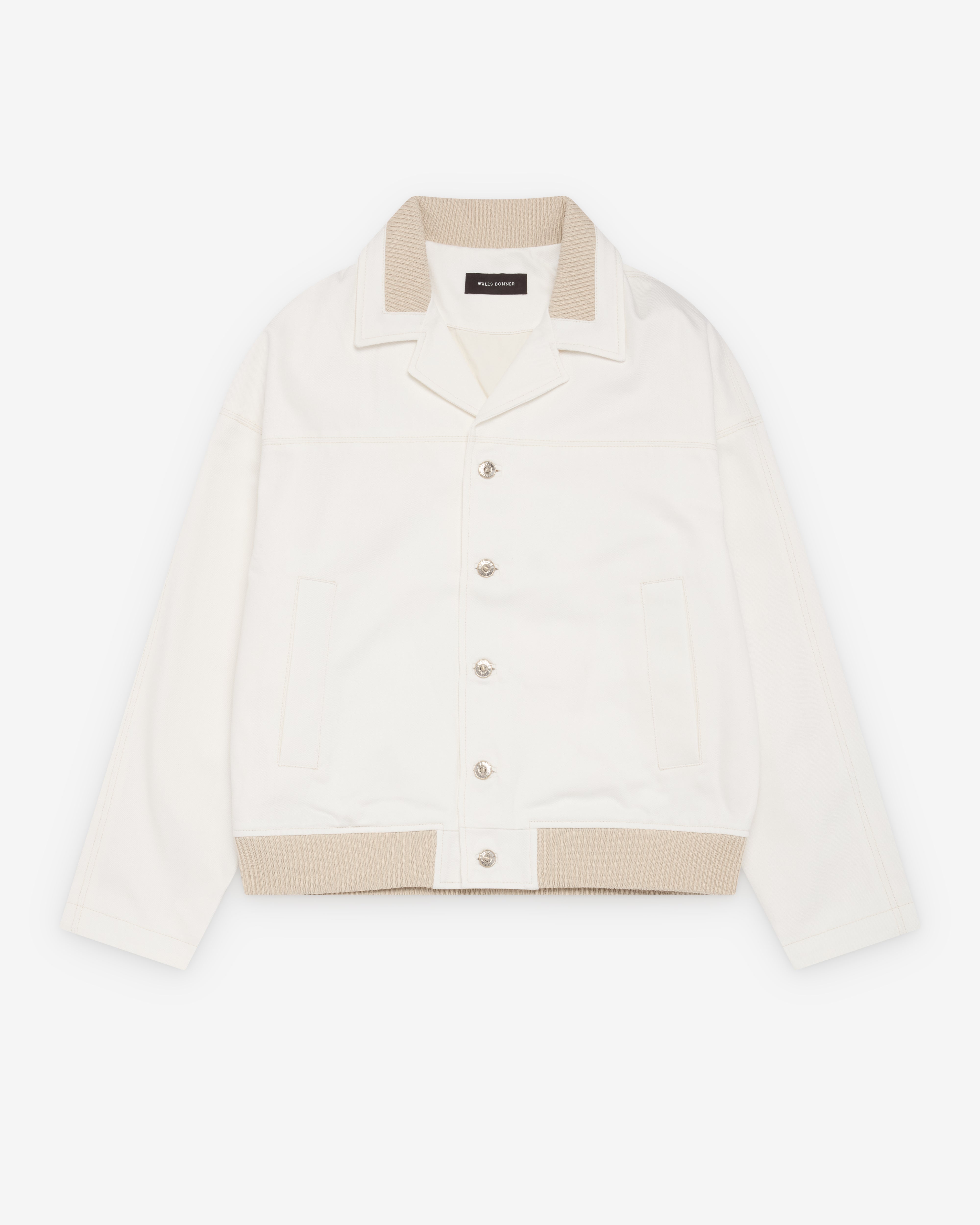 Wales Bonner: Men's Study Jacket (Ivory) | Dover Street Market London