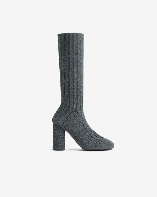 Bottega Veneta - Women's Atomic Boot Knitted Wool - (Anthracite)