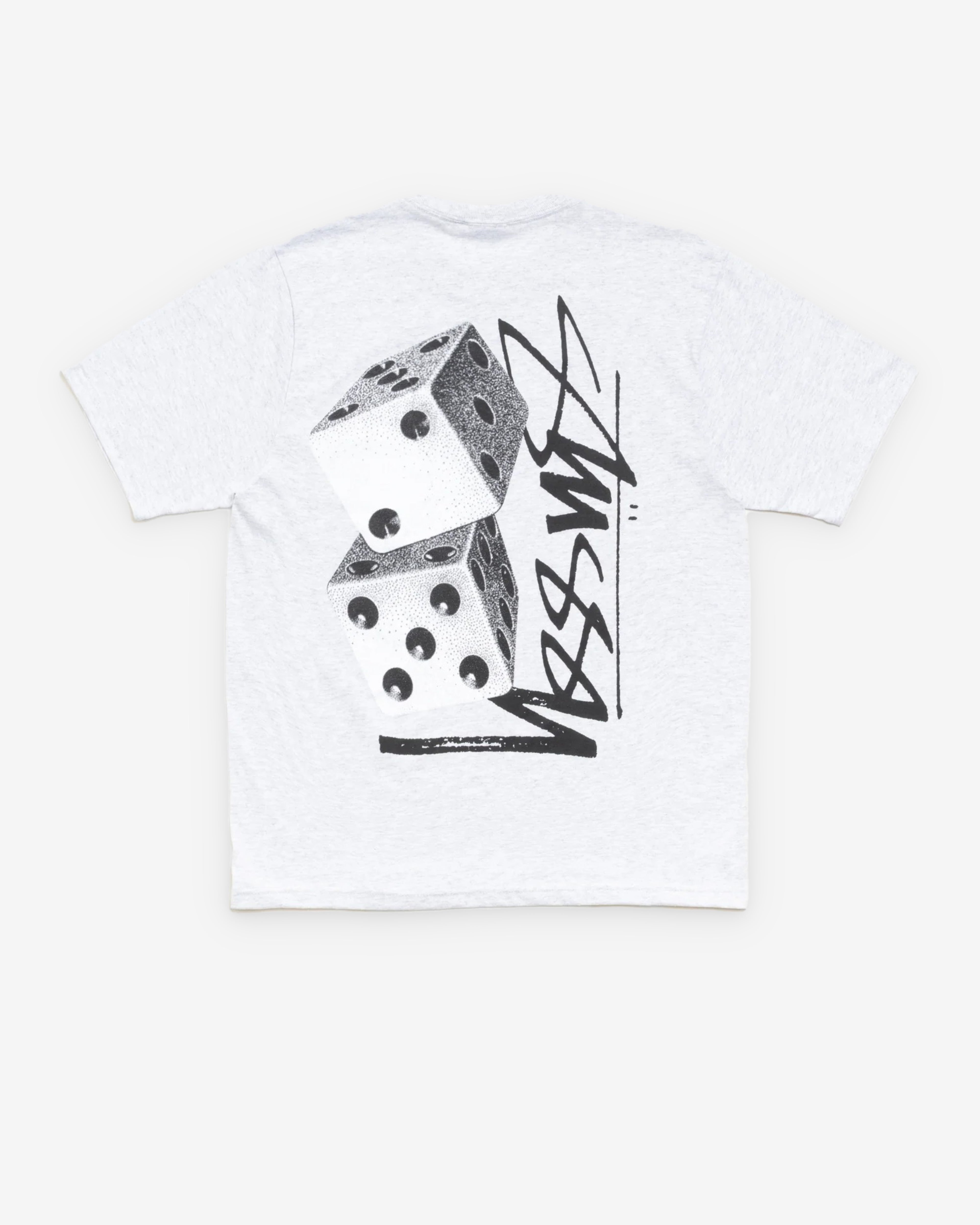 Stüssy: Men's Tall Dice Tee (Ash Heather) | Dover Street Market London