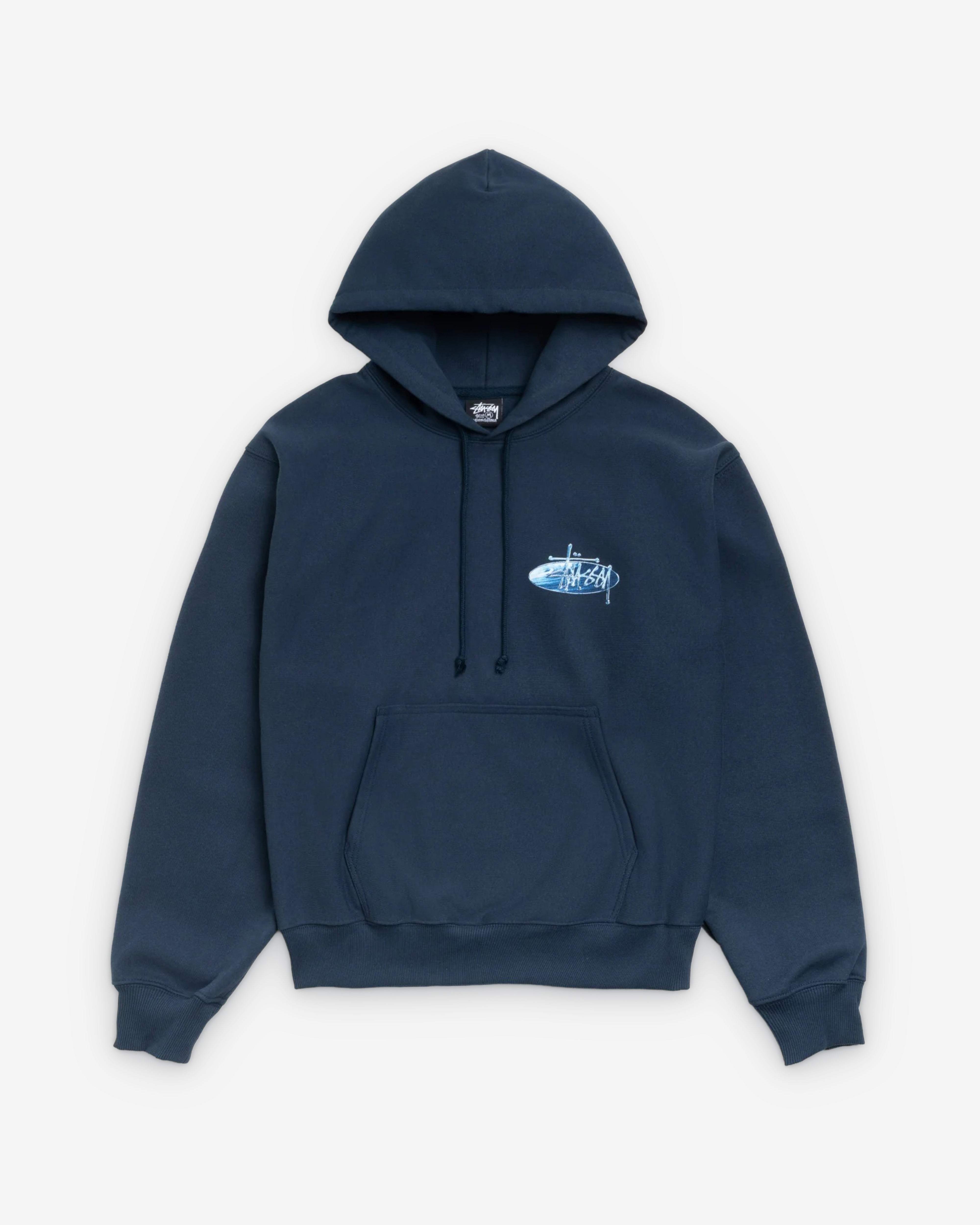 Stüssy: Men's Wave Oval Hood (Navy) | Dover Street Market London