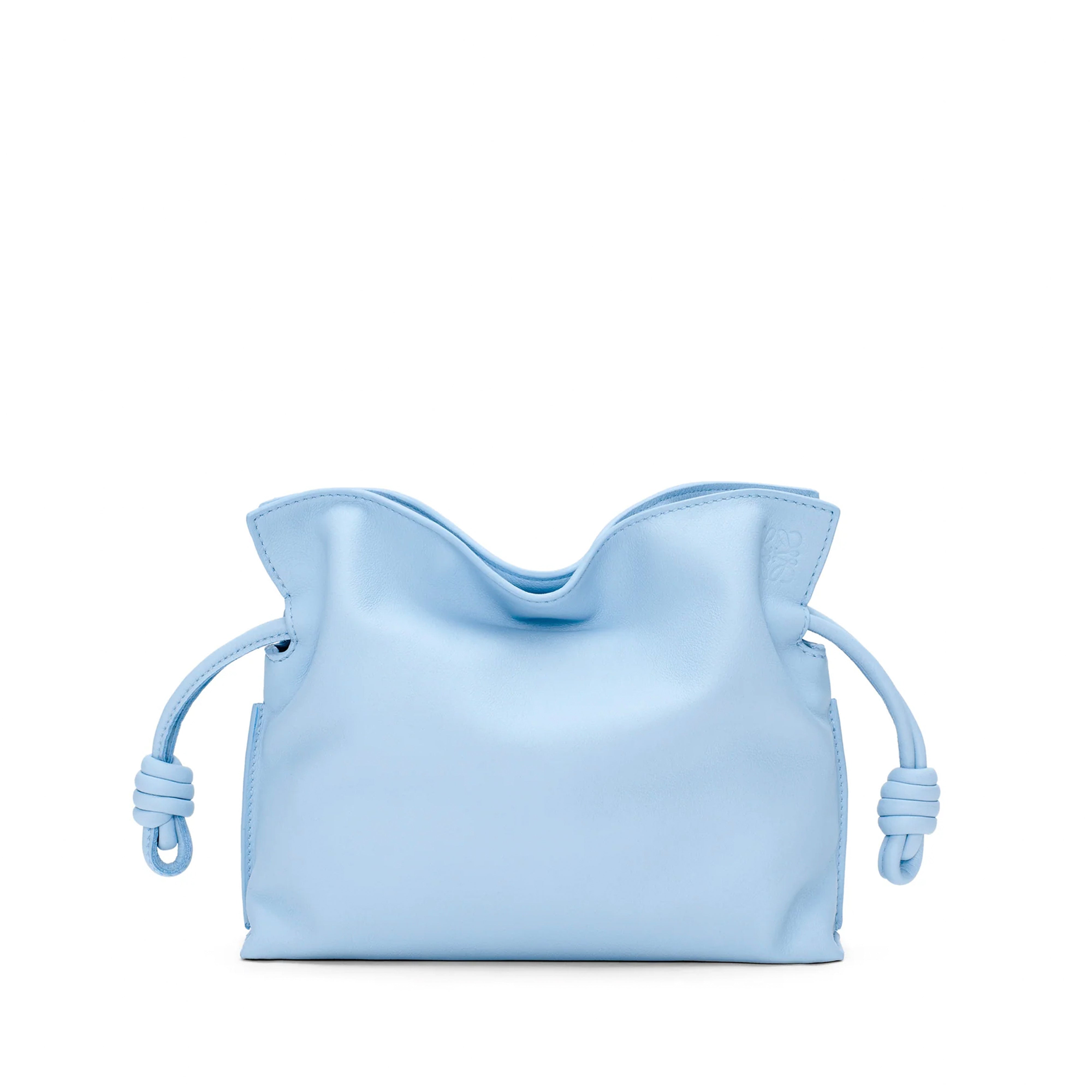 Blue Loewe Anagram Leather Key Holder – Designer Revival