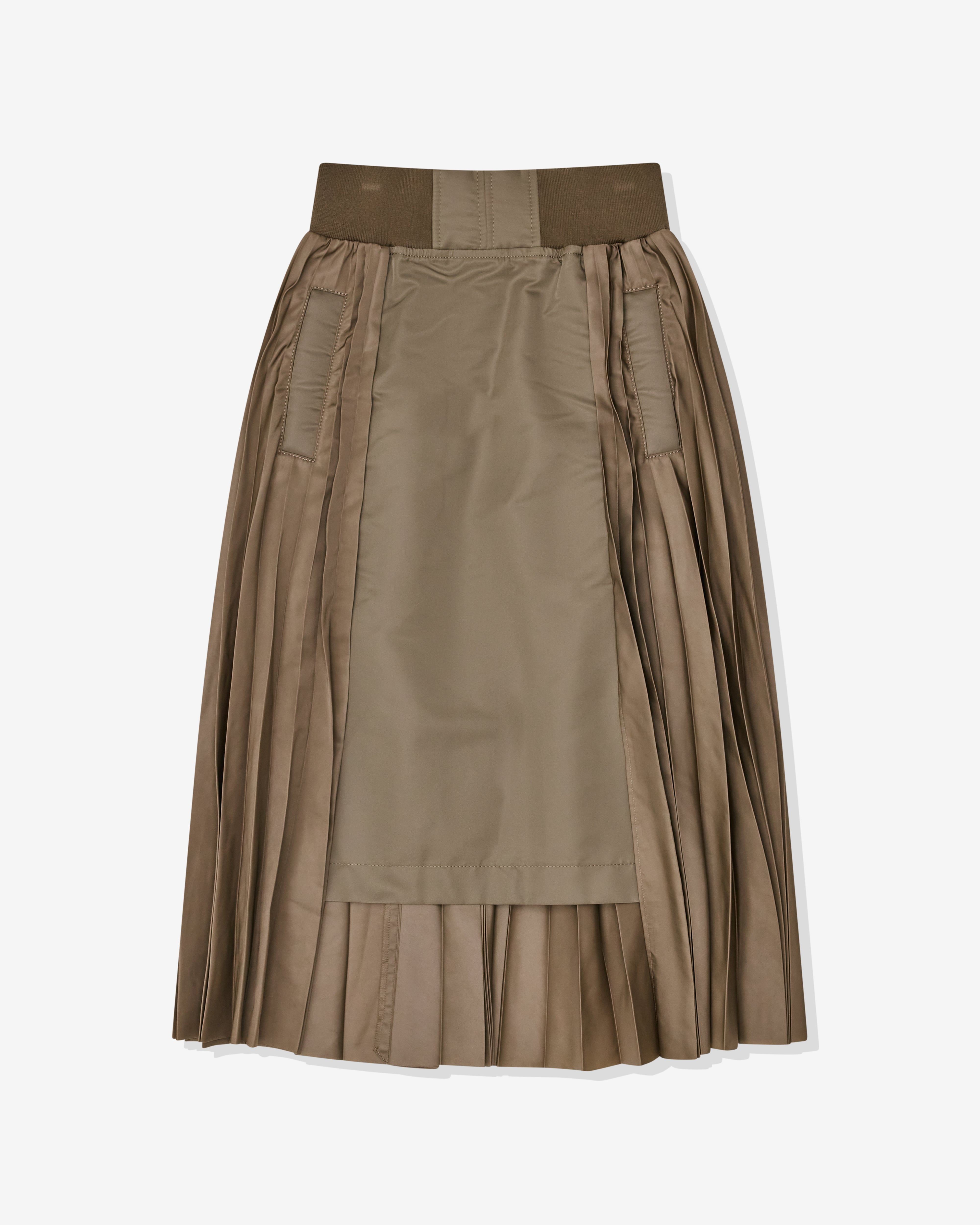 Sacai - Women's Nylon Twill Skirt - (Beige)