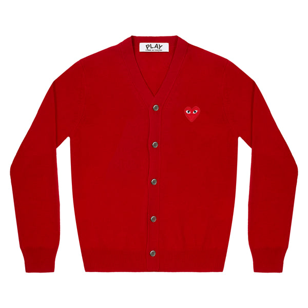 Play - Red Men’s Cardigan - (Red)
