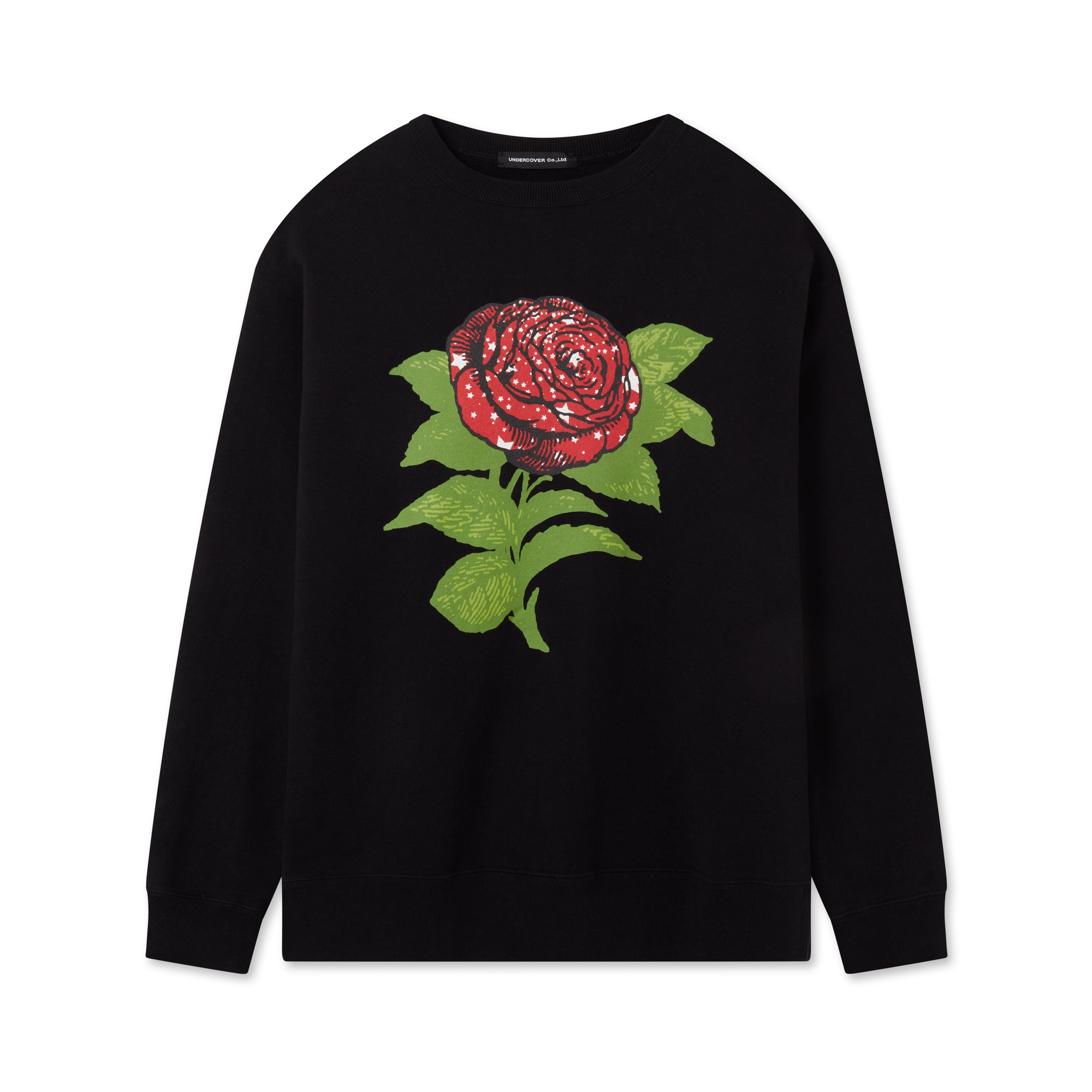 Rose discount print sweatshirt