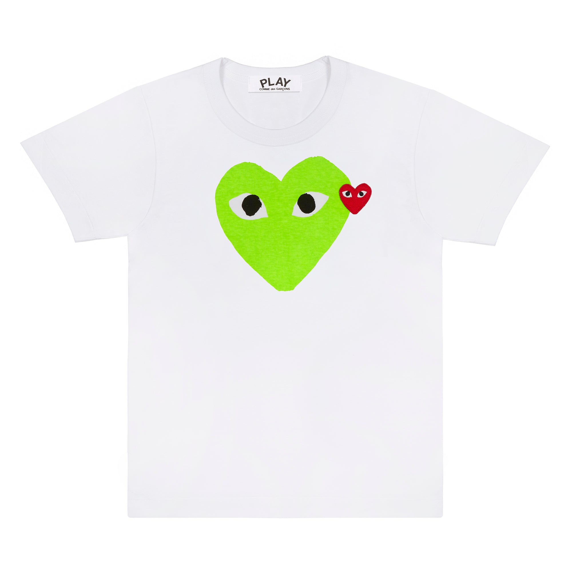 Play - Play Comme des Garçons T-Shirt (Green) | Dover Street