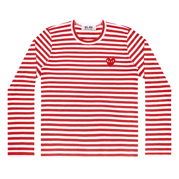 Play - Striped T-Shirt - (Red/White)