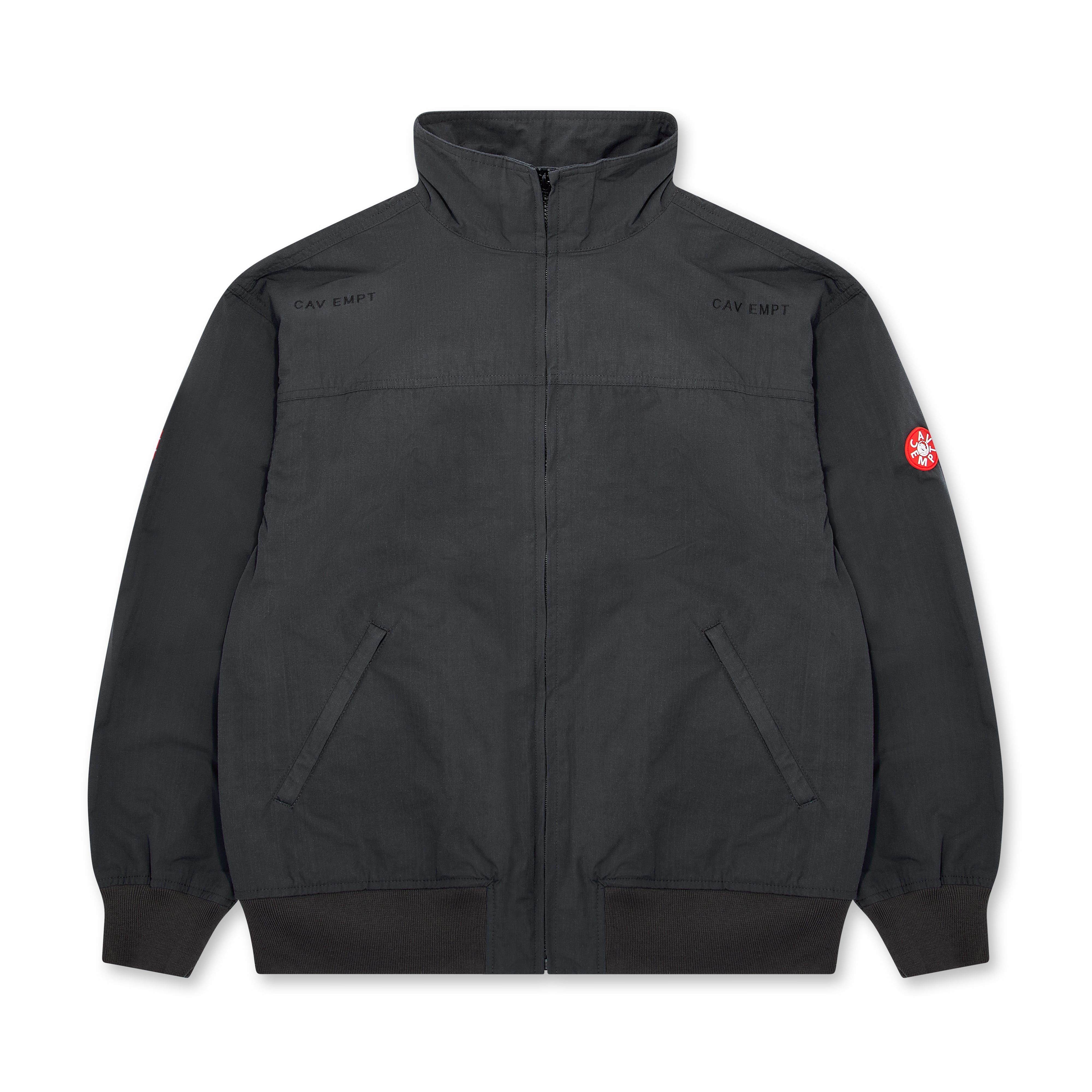 Cav Empt - Stand Collar Zip Jacket - (Charcoal)