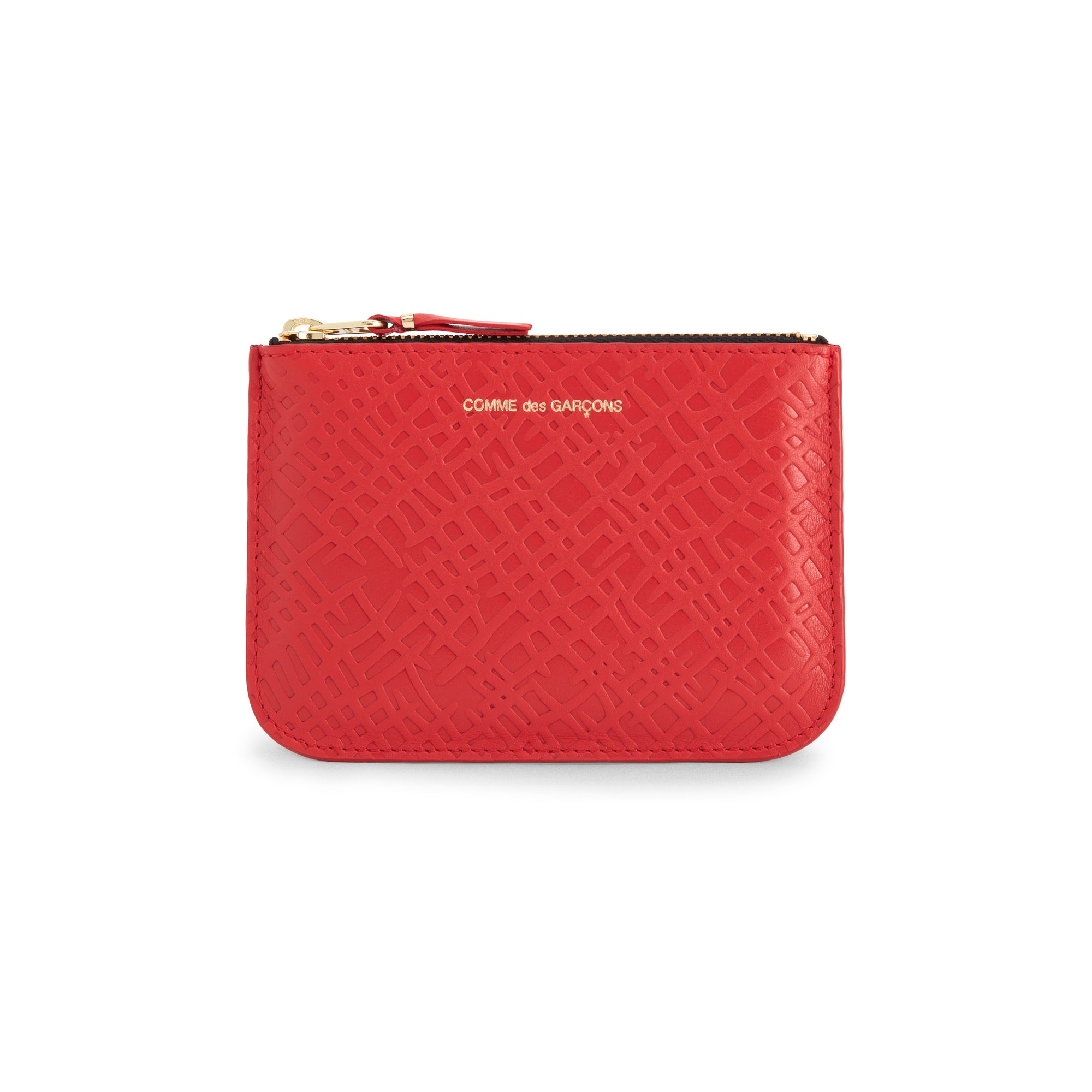 Supreme x Commes Des Garcons Red Zip Wallet — Roots