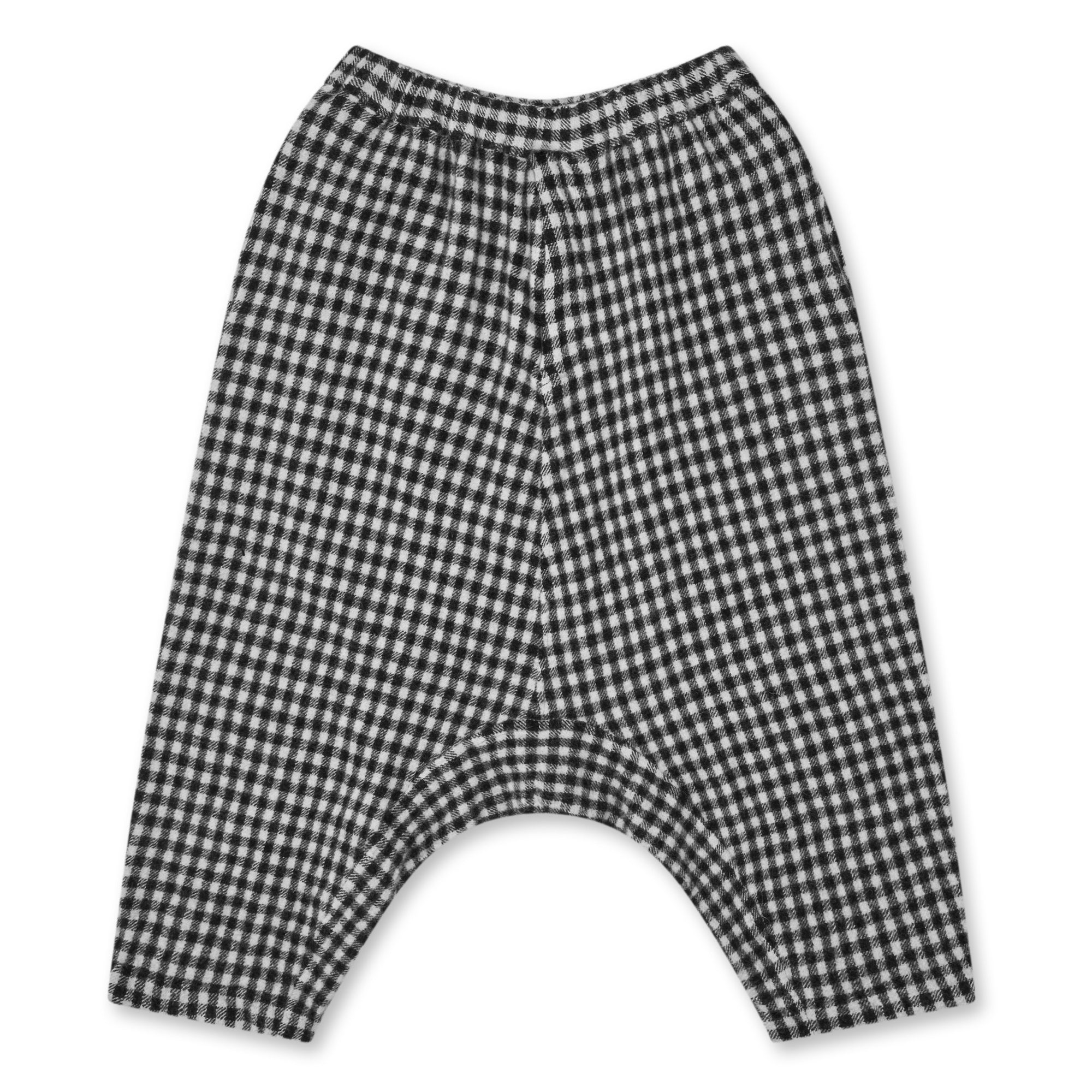 BLACK Comme des Garçons Grinham Check Pants (Black/White) | Dover