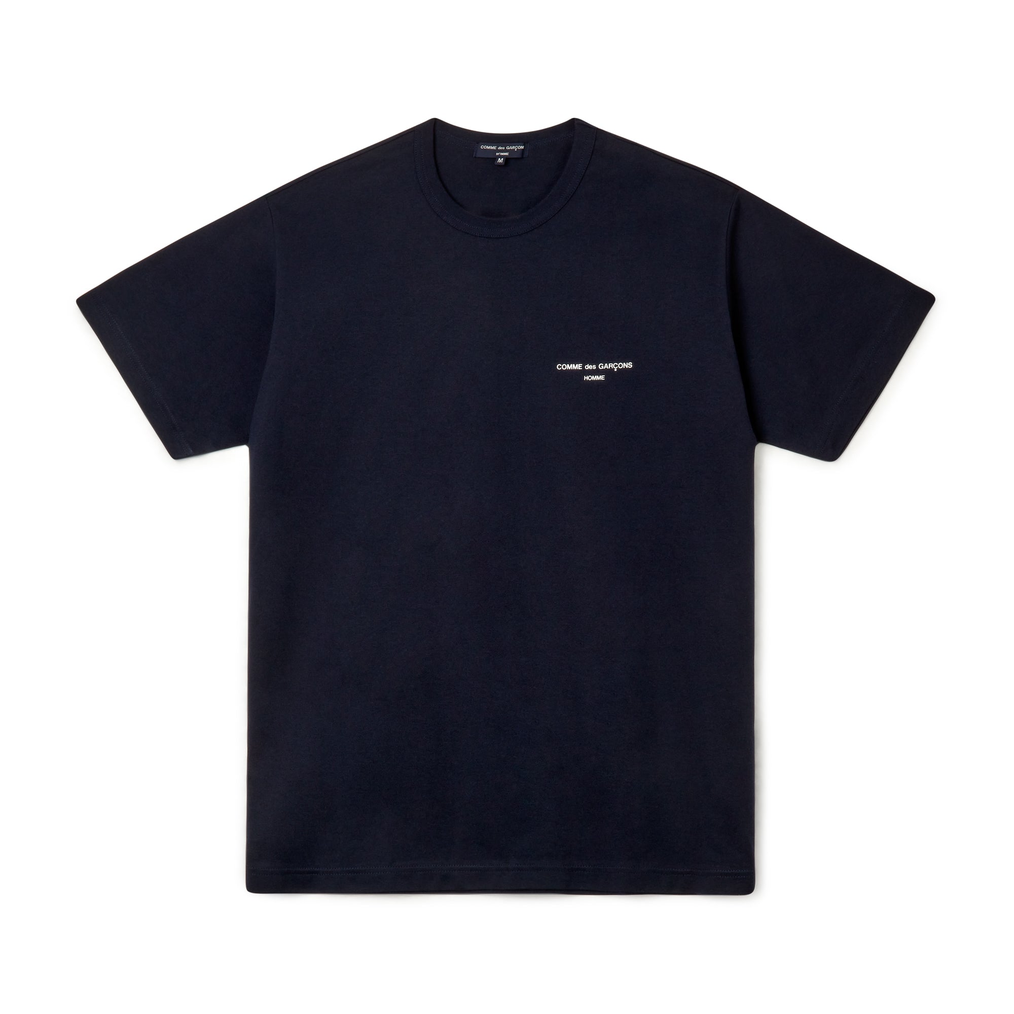 CDG Homme Logo T Shirt Navy