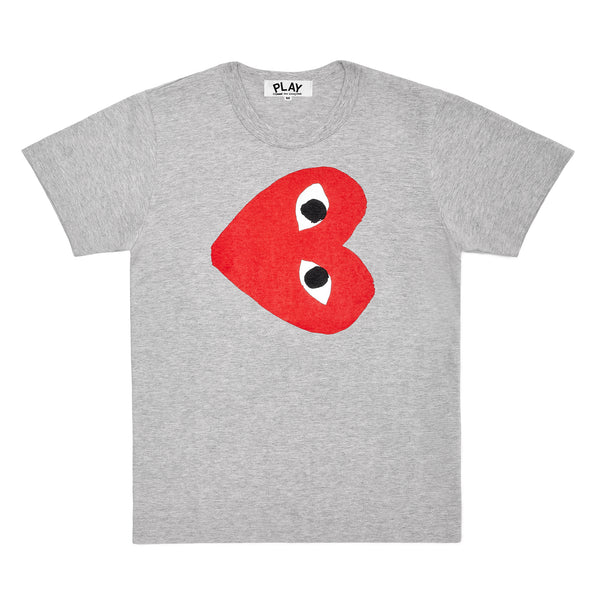 Play - Red Heart T-Shirt - (Grey)