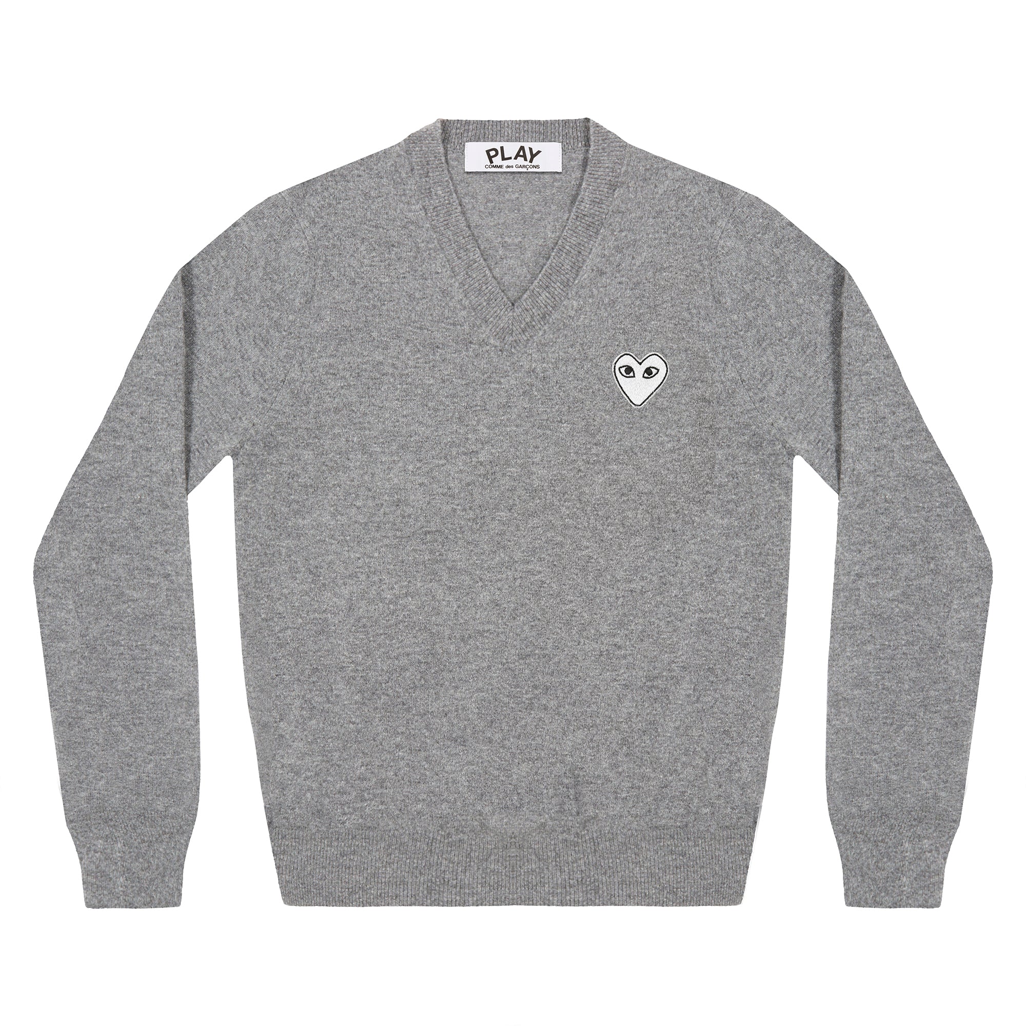 Comme des store garcons white sweater