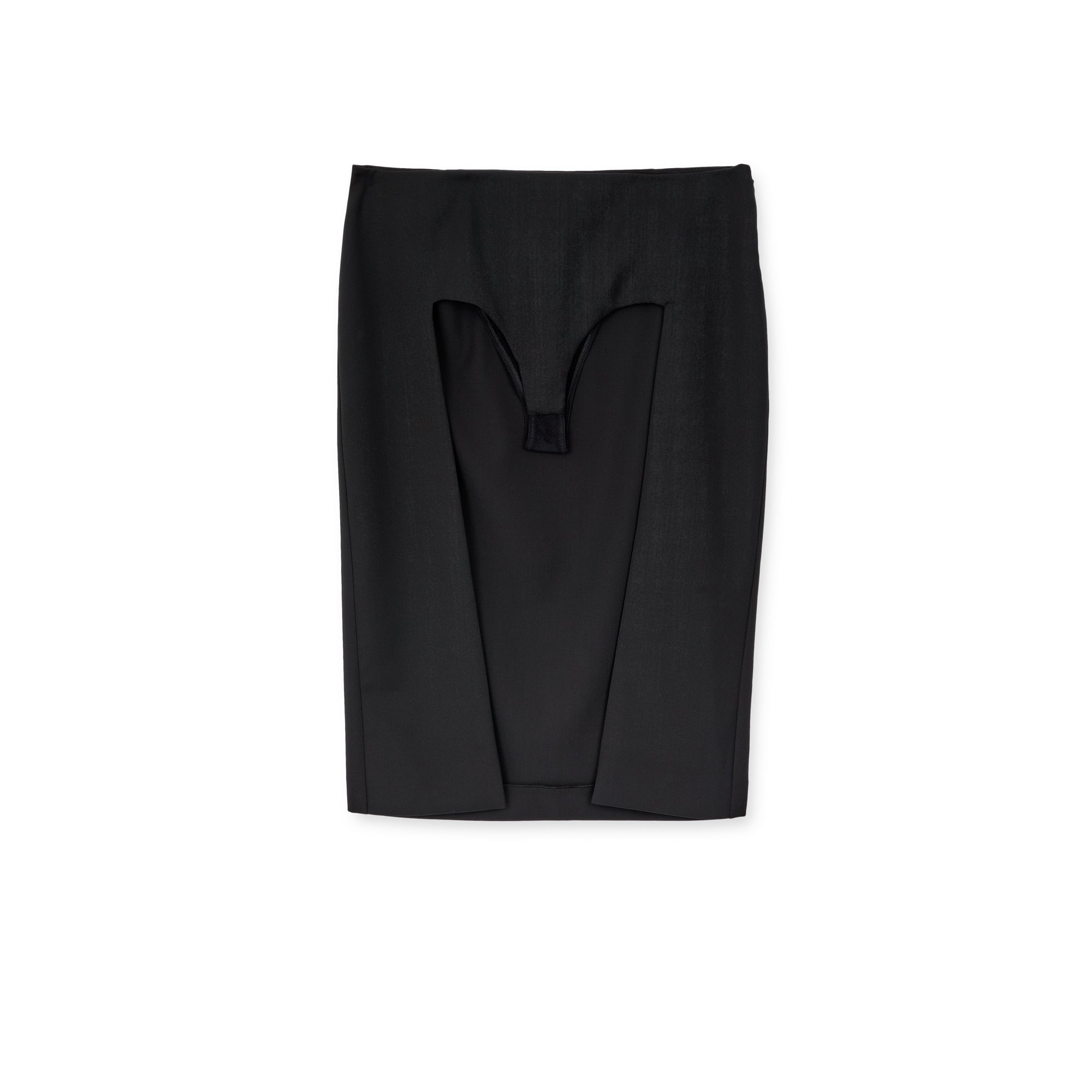 Jean Paul Gaultier: Lotta Volkova Pencil Skirt With Front Panty