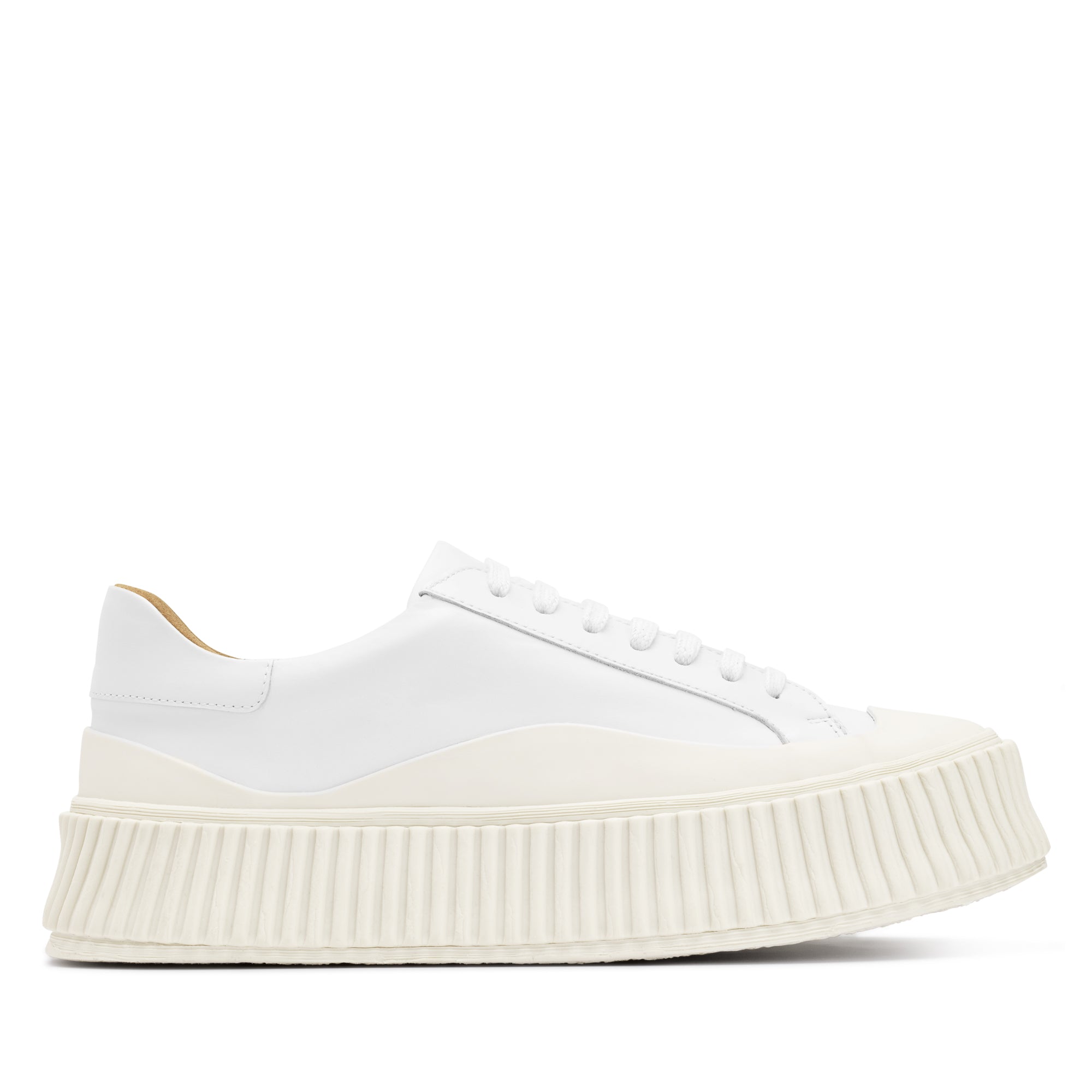 Jil Sander Men's Leather Sneakers (Natural) | Dover Street Market