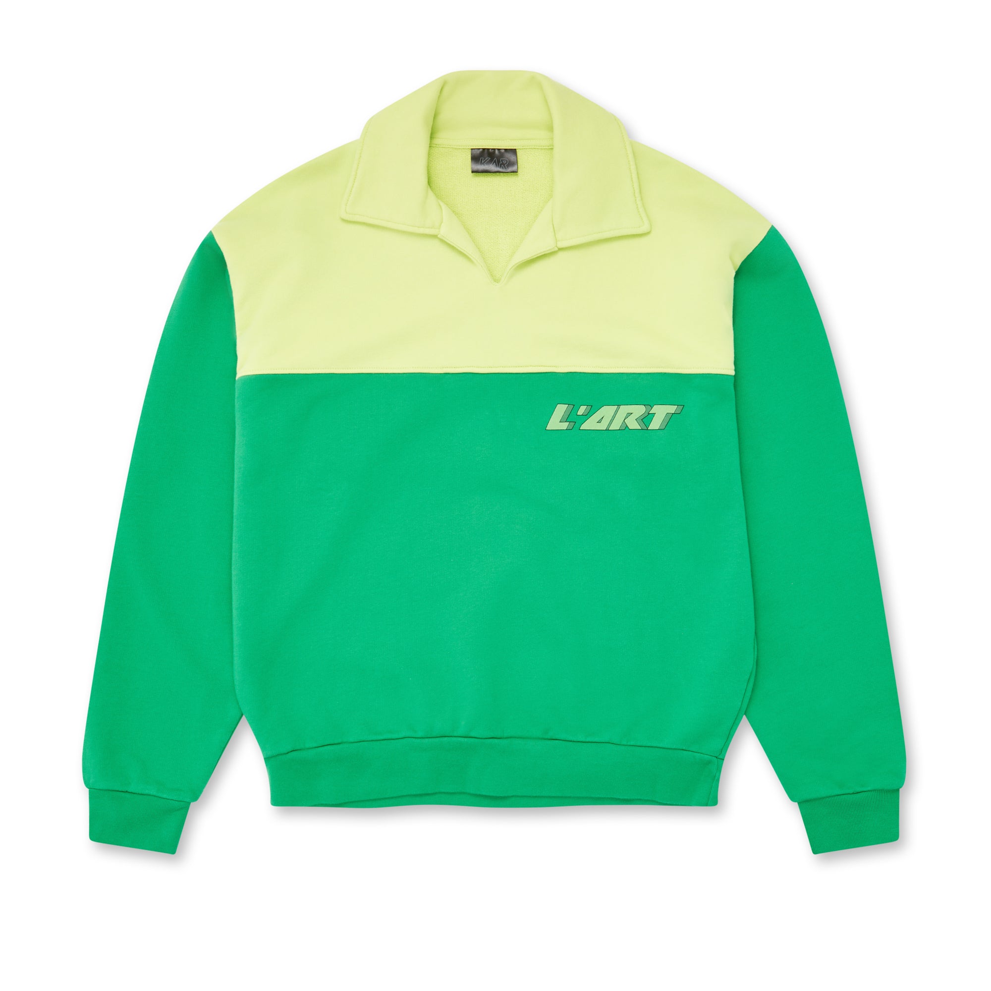 kar/l'art de l'automobile スウェット (XL) Kar L'Art De L'Automobile: Turtle Polo Crewneck (Green) | Dover