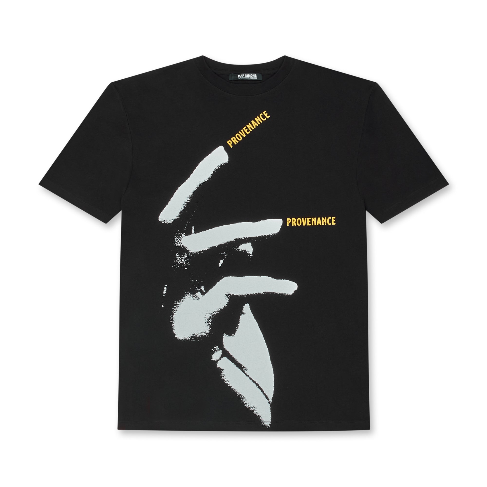 Raf Simons Men’s Oversized T-Shirt With Nails Print (Black)
