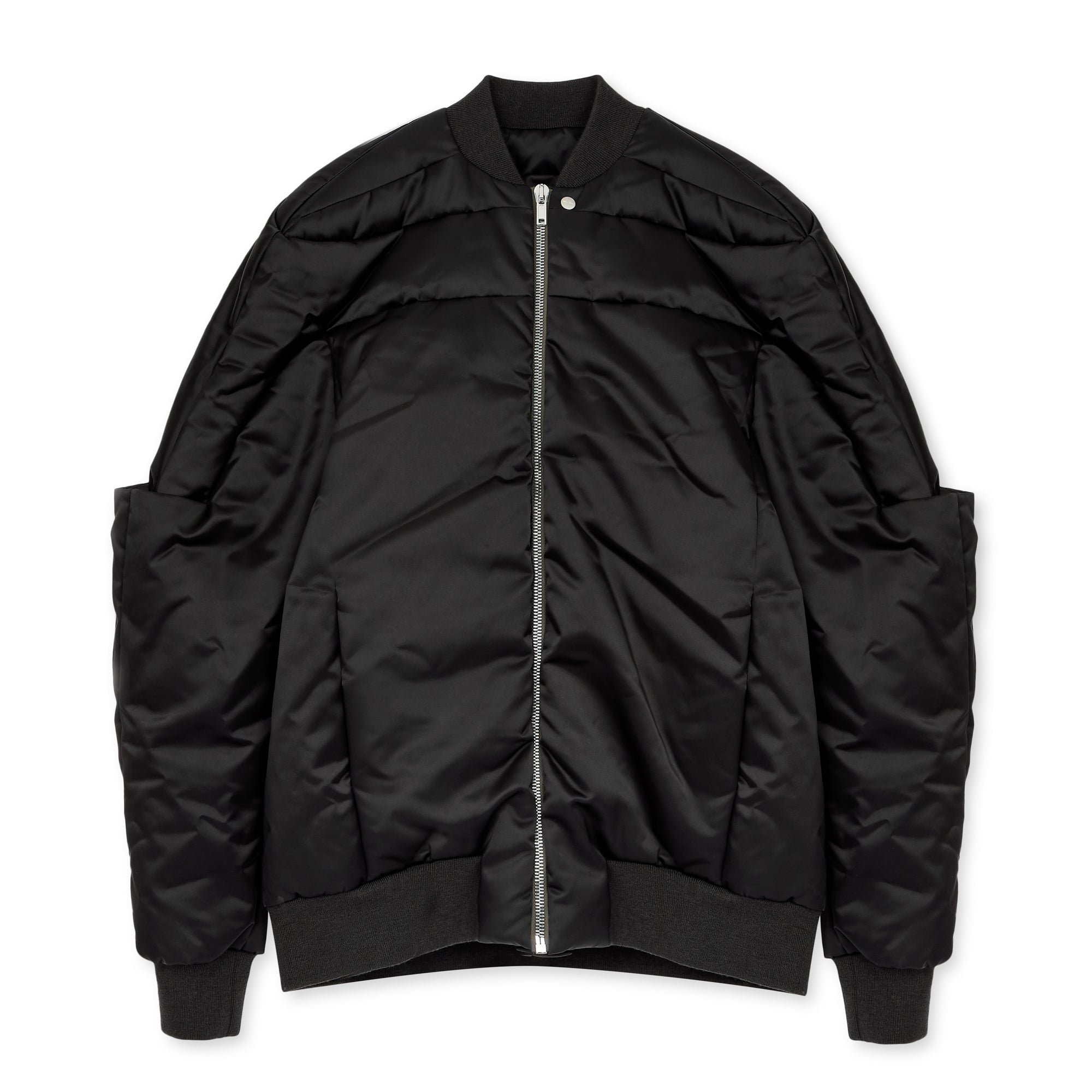 Rick Owens - Men’s Woven Down Girdered Bomber - (Black)