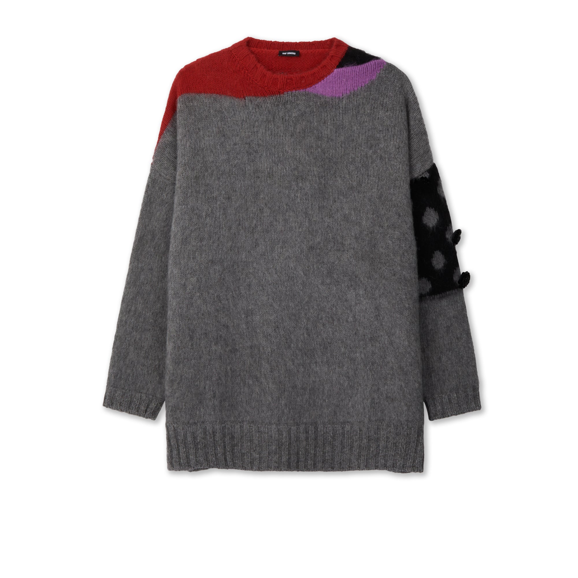 Raf Simons - Unisex Oversized Knit Sweater - (Grey)