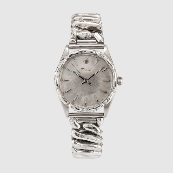 Patcharavipa - Custom Rolex Oyster Perpetual - (White Gold/Stirling Silver)