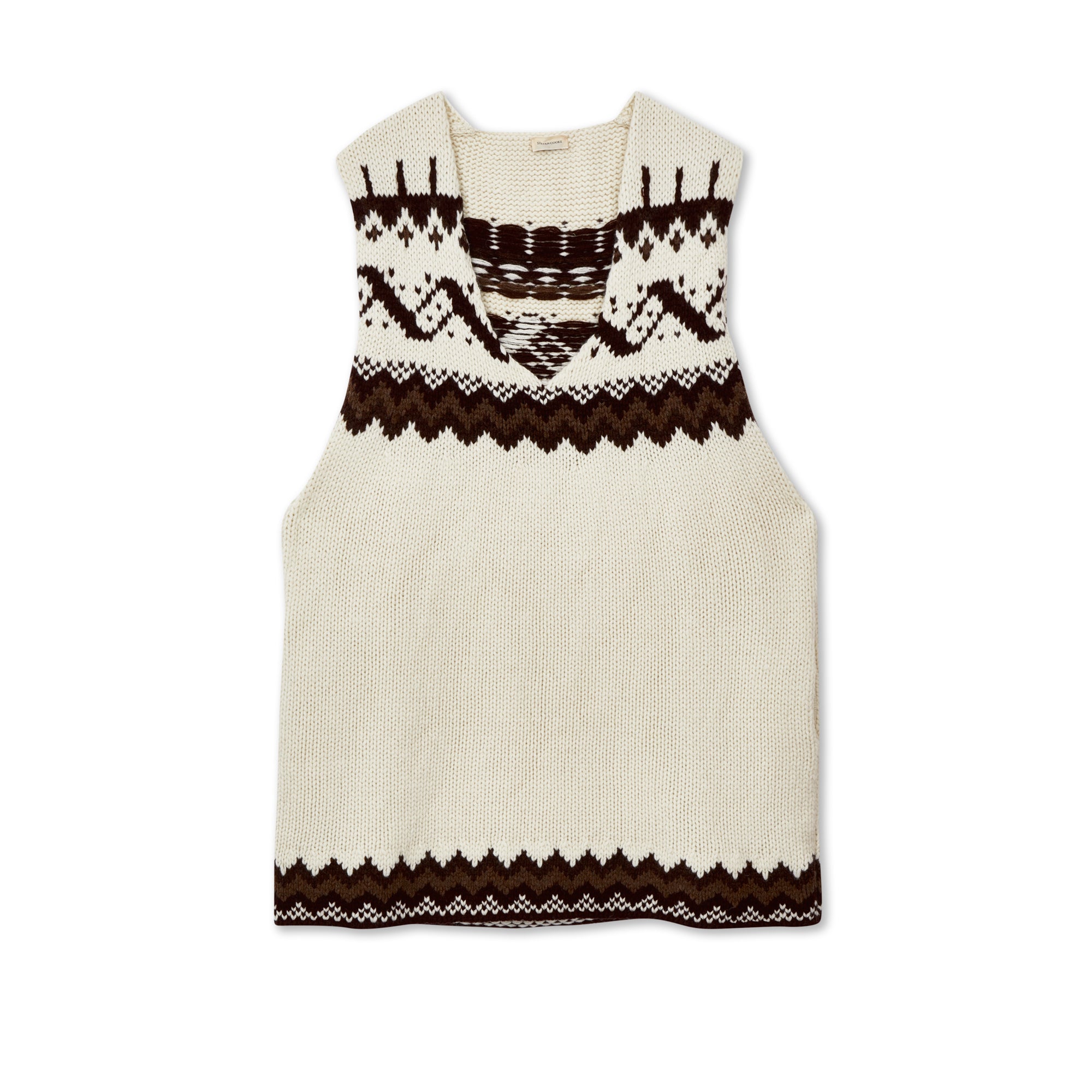 Stüssy - Stacked Sweater Vest - (Ivory)  Dover Street Market E-Shop – DSML  E-SHOP