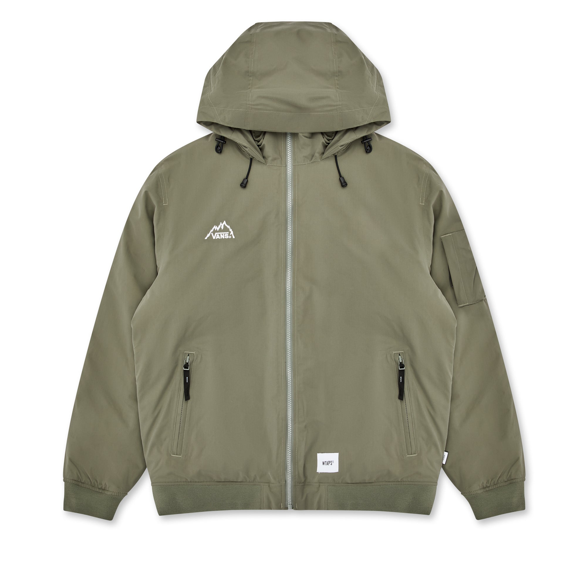 Vans windbreaker mens clearance olive