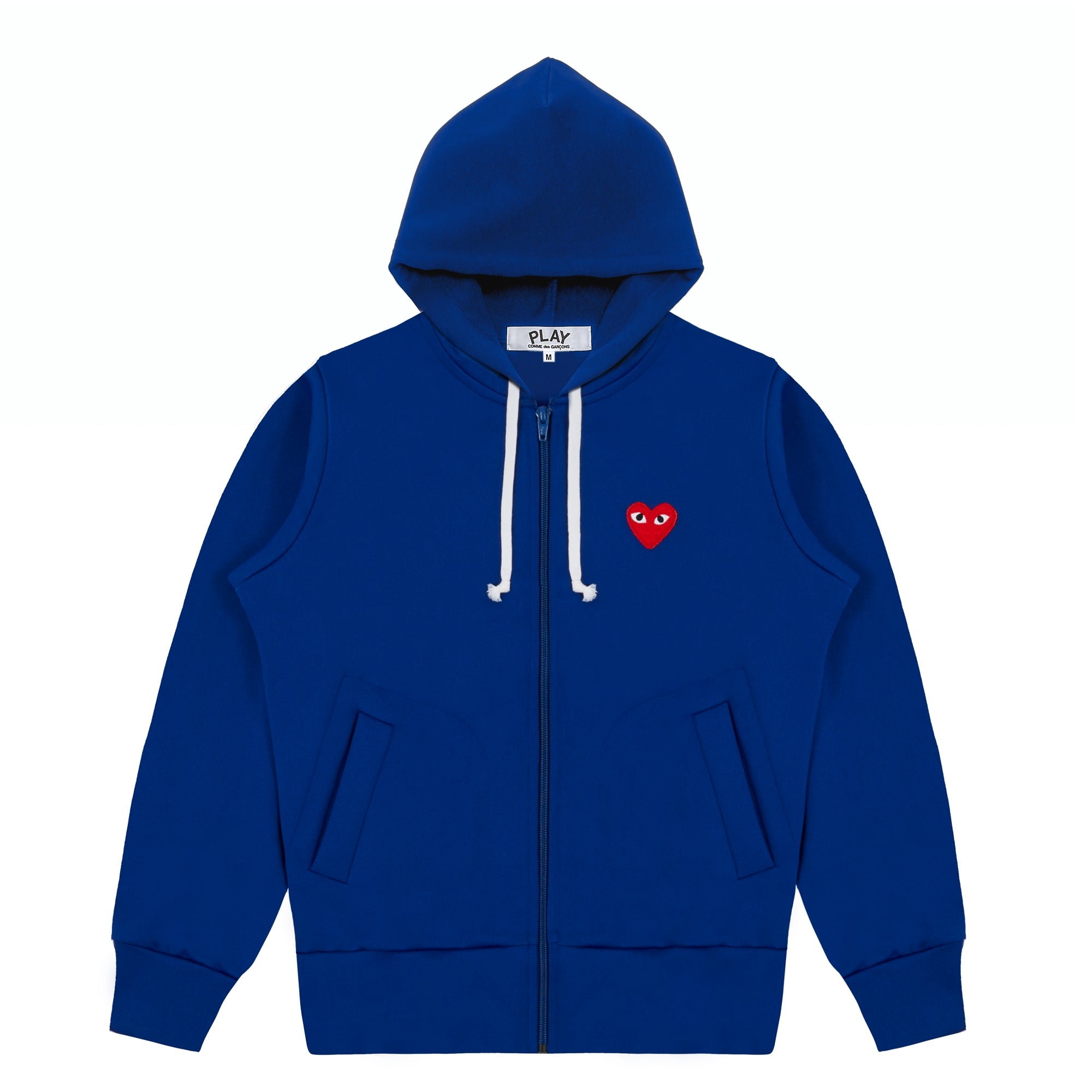 Play Single Heart Zip Hoodie (Navy) - Main Image