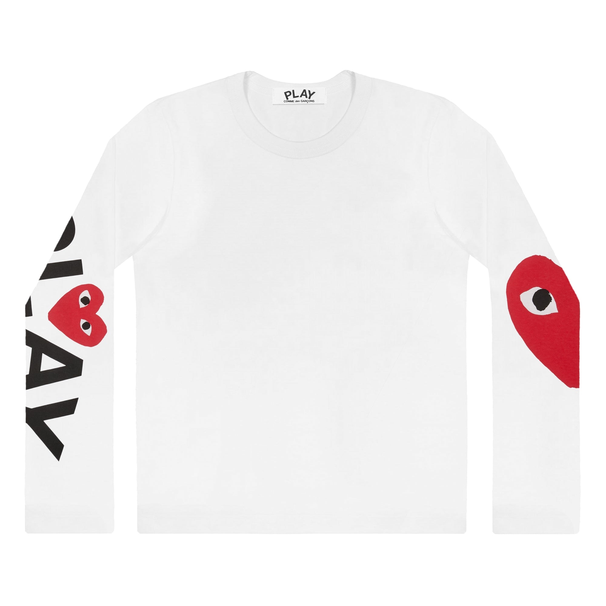 Play - Big Heart Long Sleeve - (White)