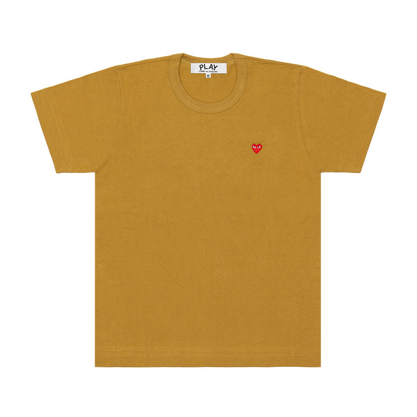 Play - Small Heart T-Shirt - (Mustard)