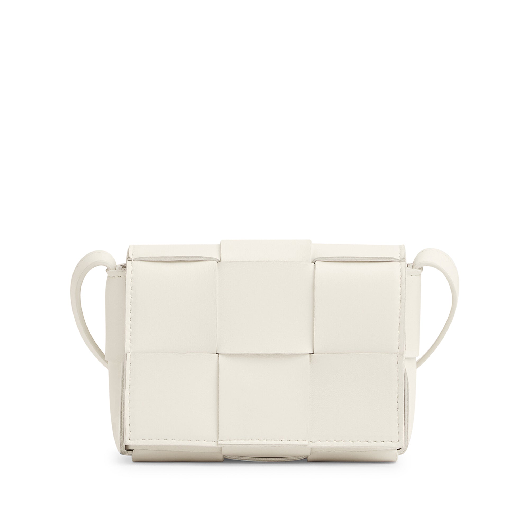 Bottega Veneta® Women's Mini Cassette Cross-Body Bag in White